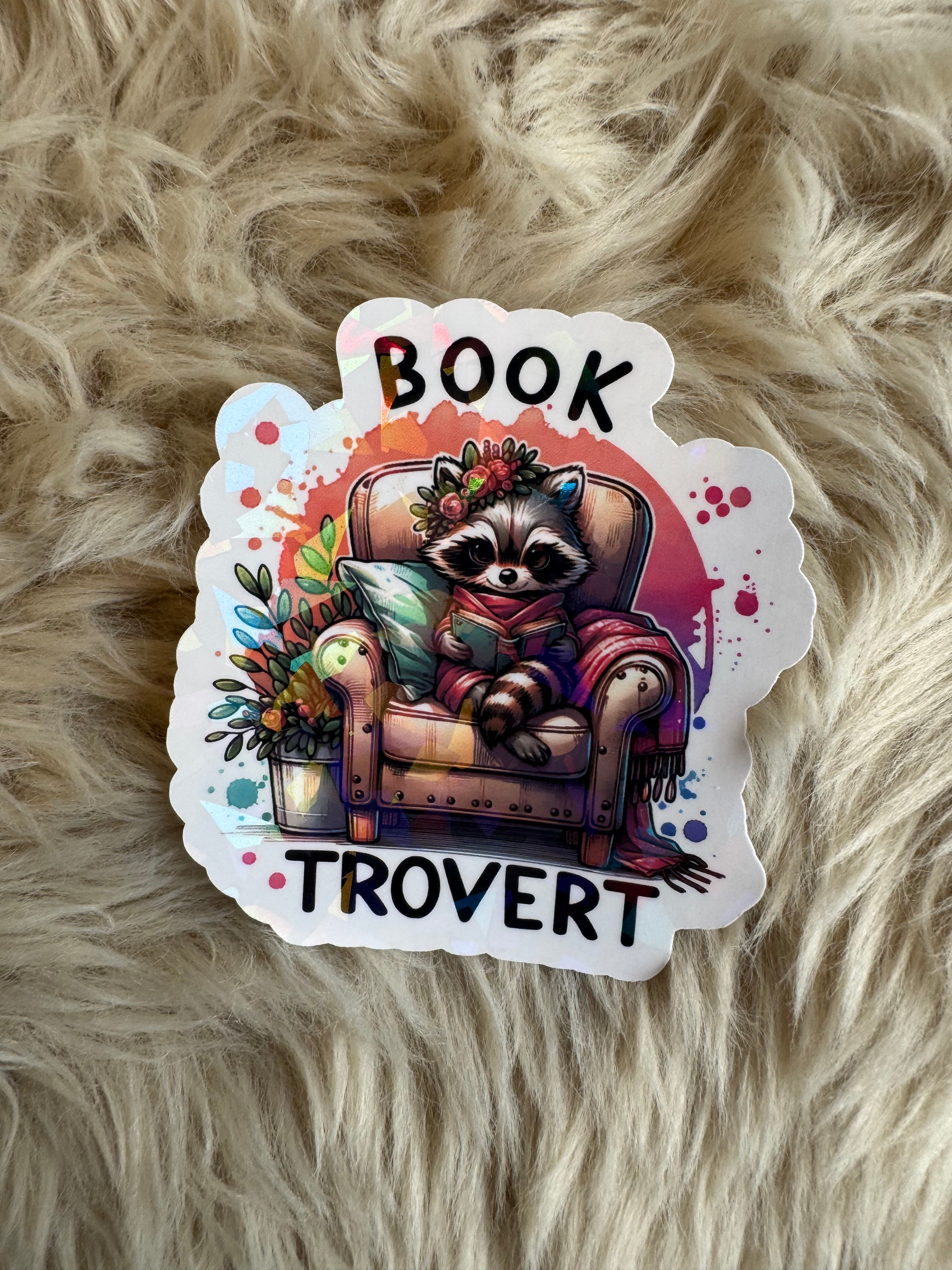 Anti Social and Booktrovert Stickers