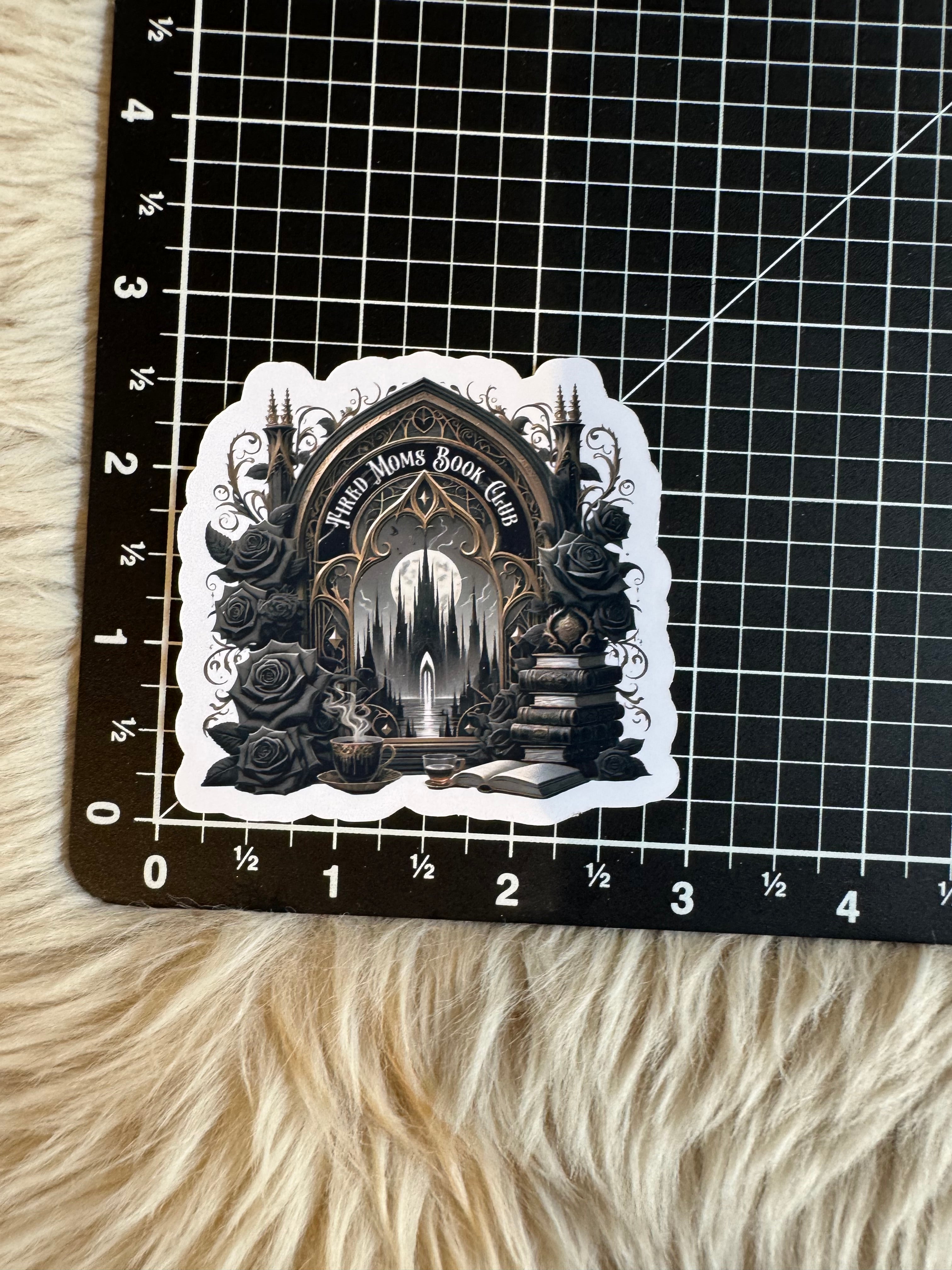 Bookish, Cute, Coffee and Tired Mama Stickers