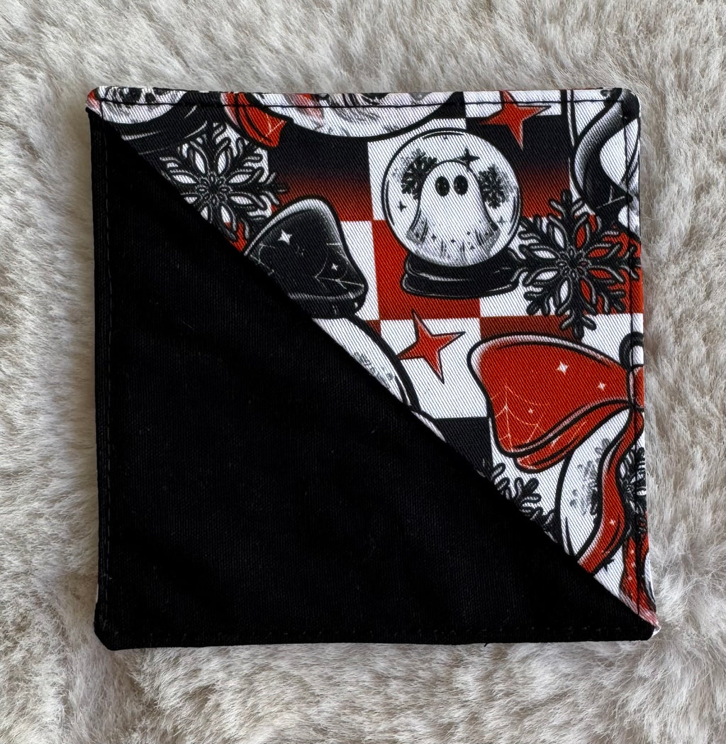 Christmas Square Corner Fabric Bookmarks