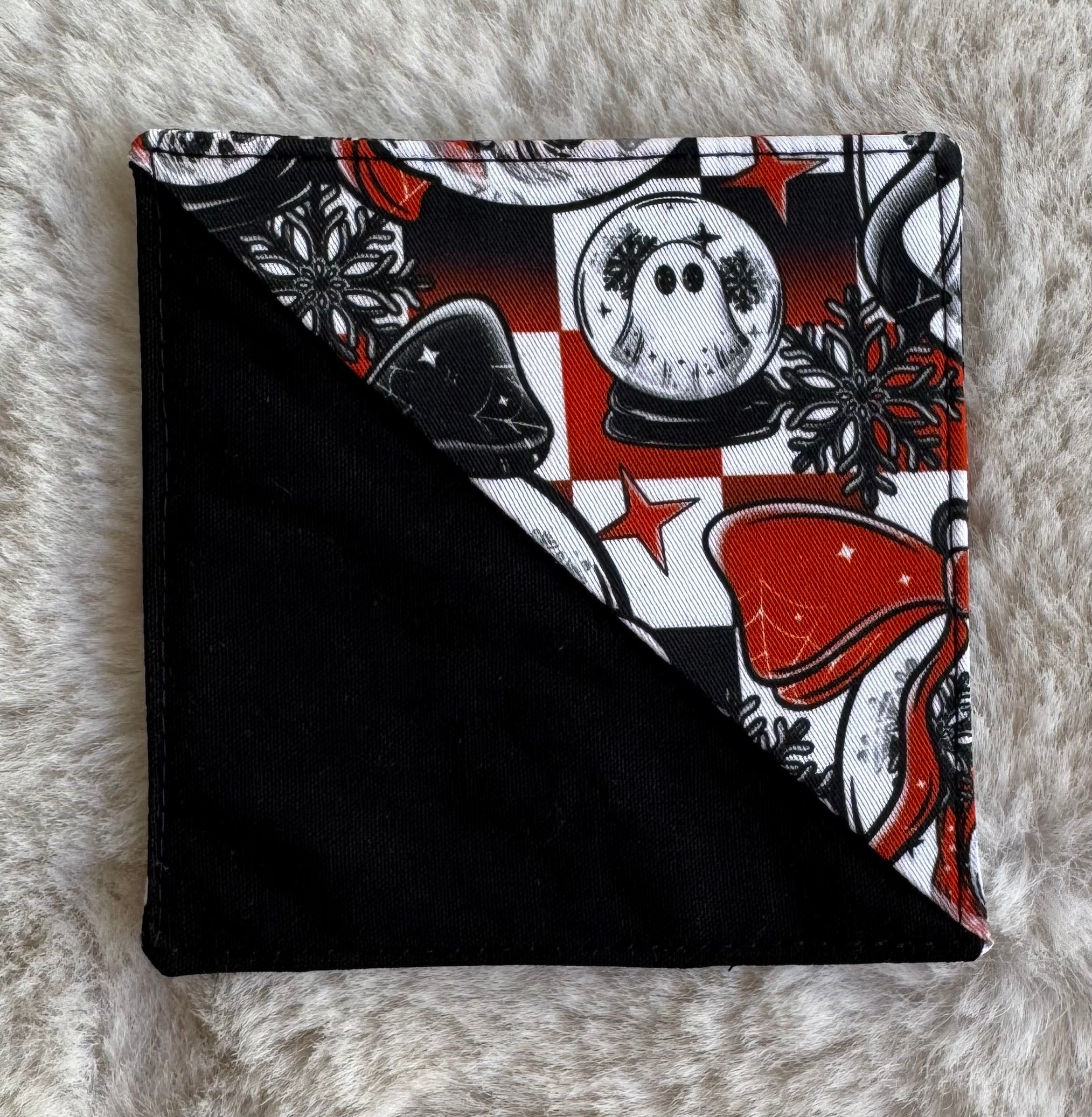 Christmas Square Corner Fabric Bookmarks