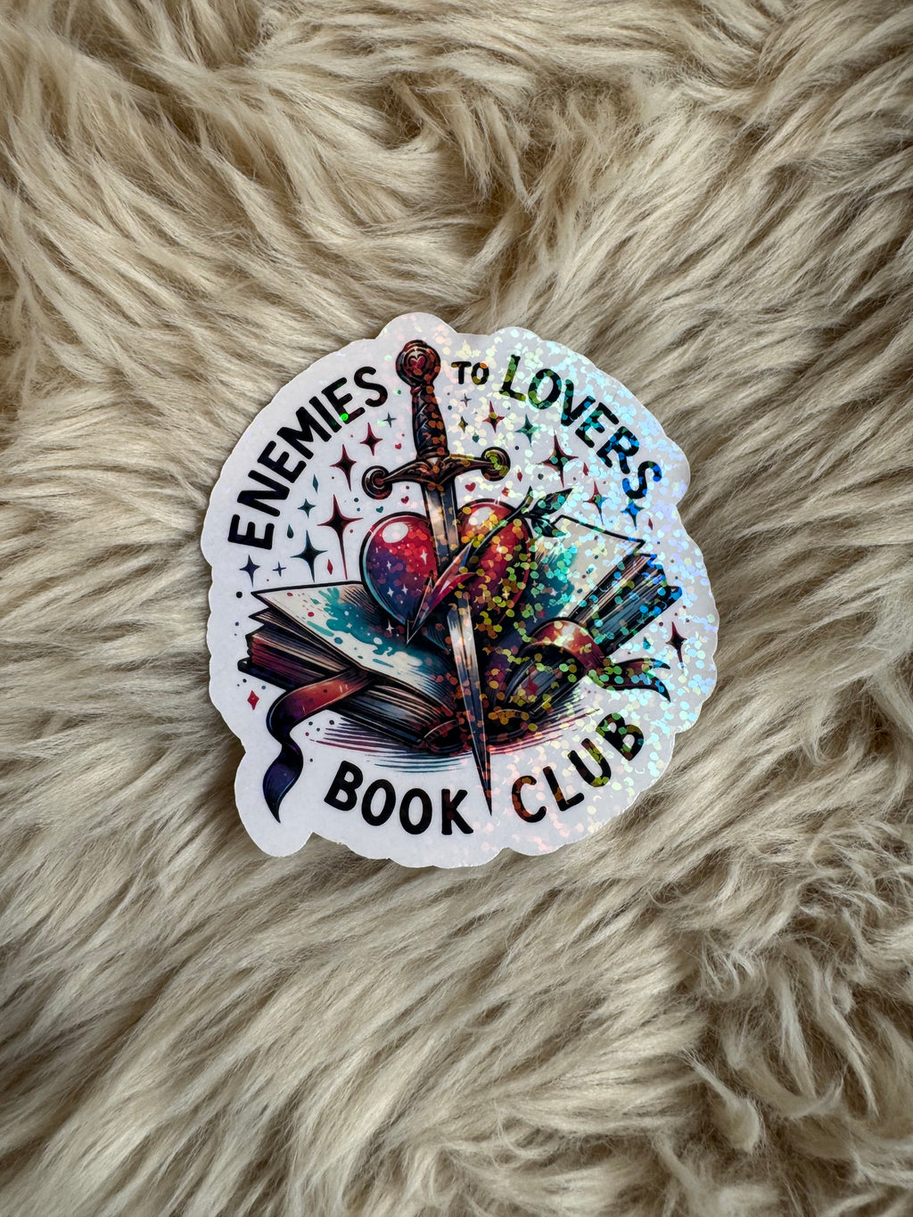 Enemies to lovers book club Stickers