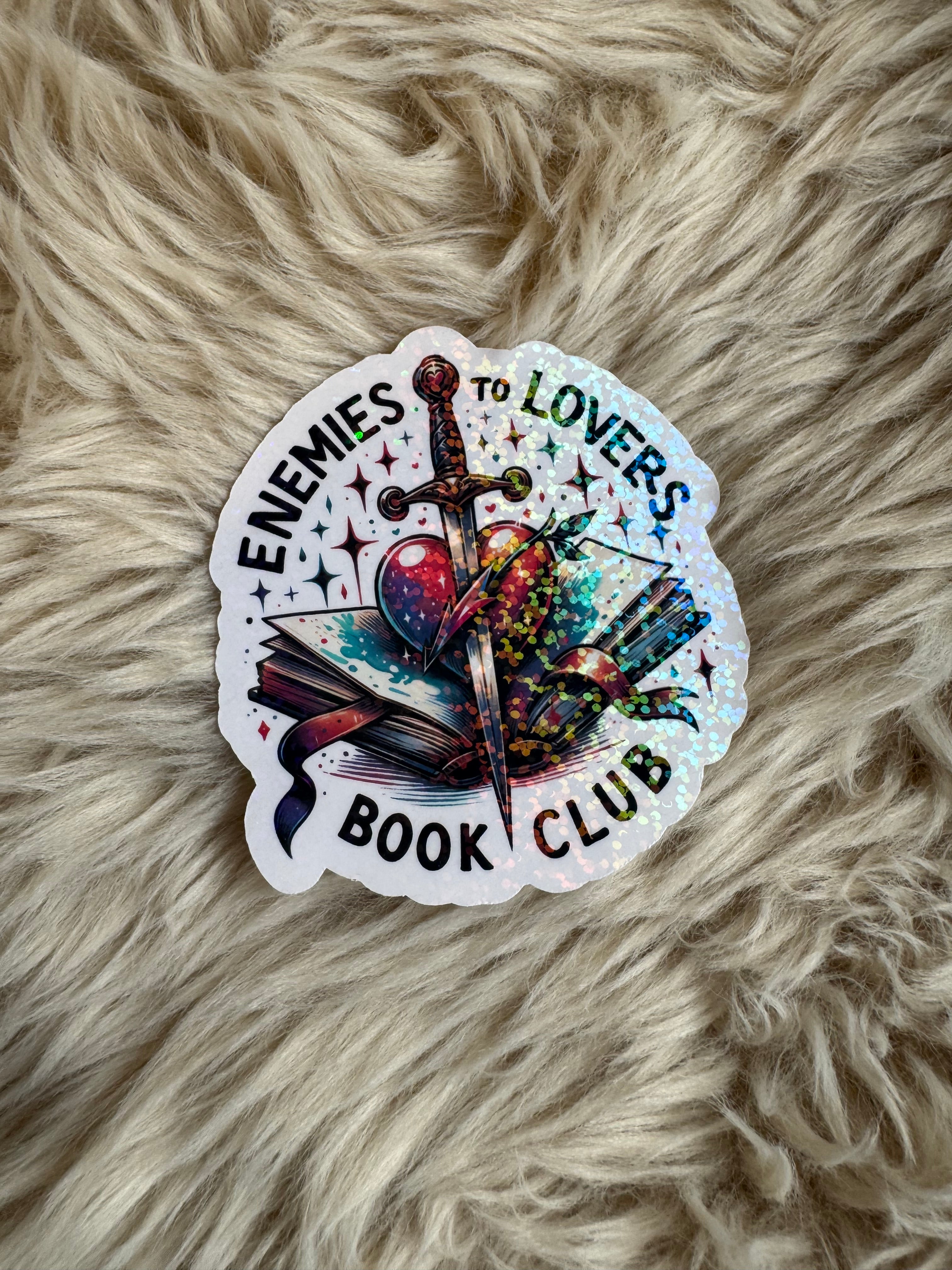 Enemies to lovers book club Stickers