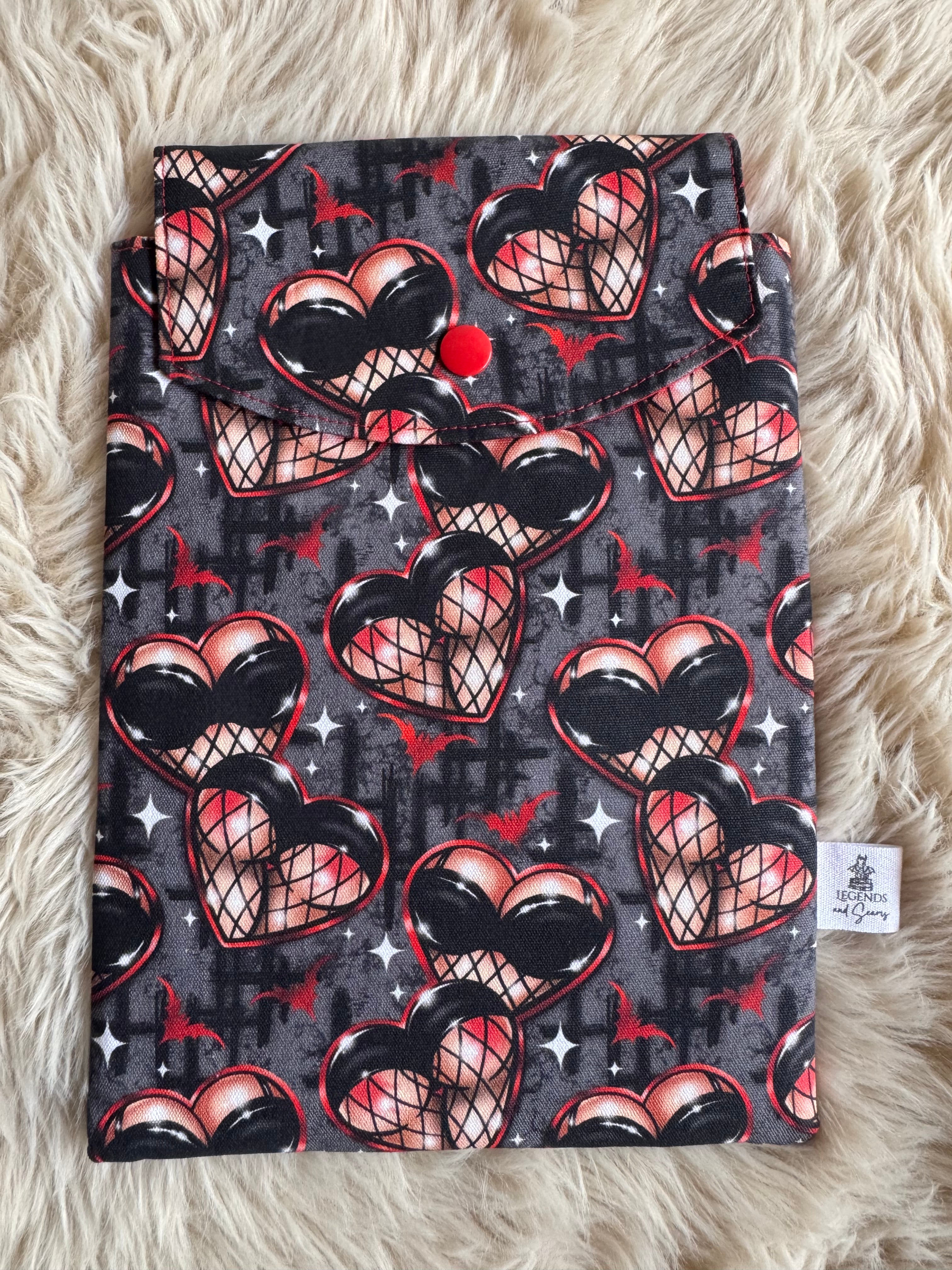 Small eReader and Book Sleeve Bats and spanks