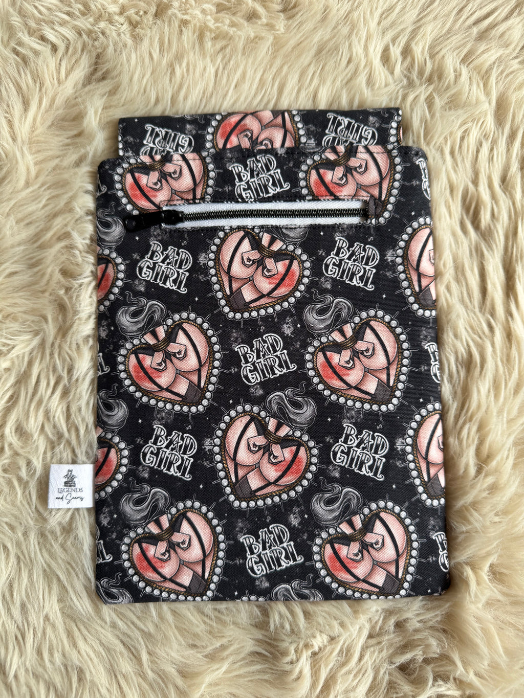 Small eReader and Book Sleeve Bad girl