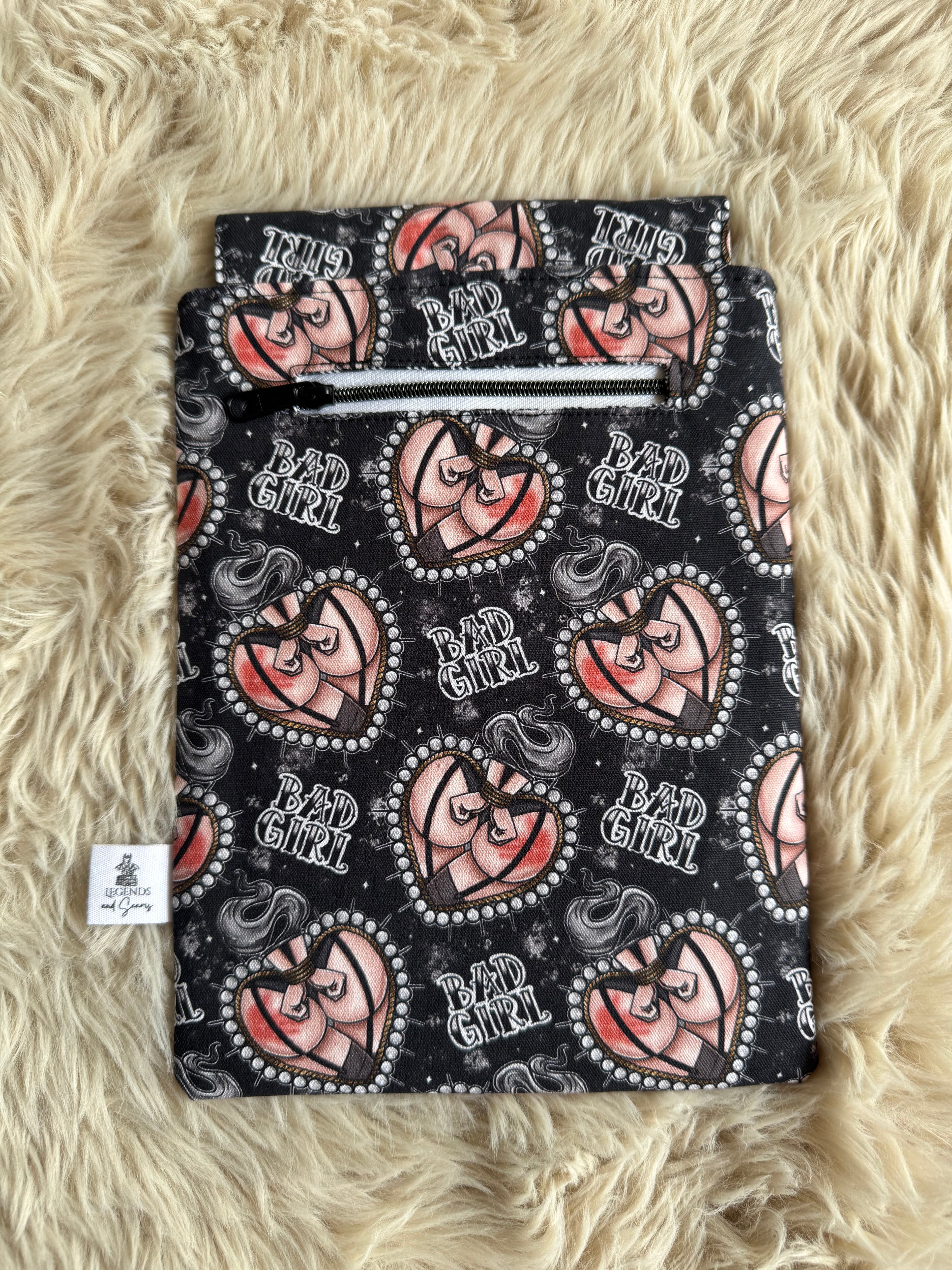 Small eReader and Book Sleeve Bad girl