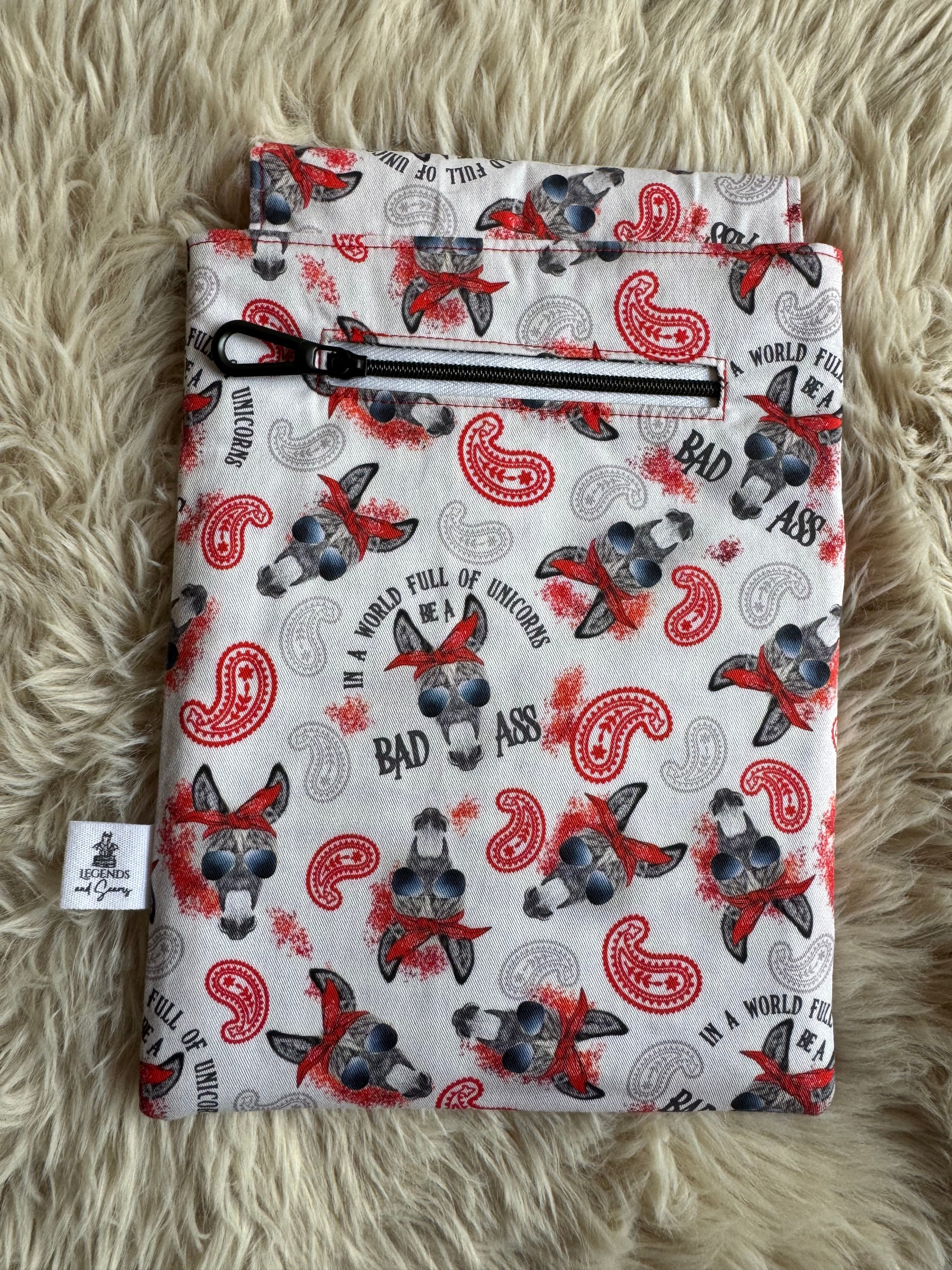Small eReader and Book Sleeve Bad ass