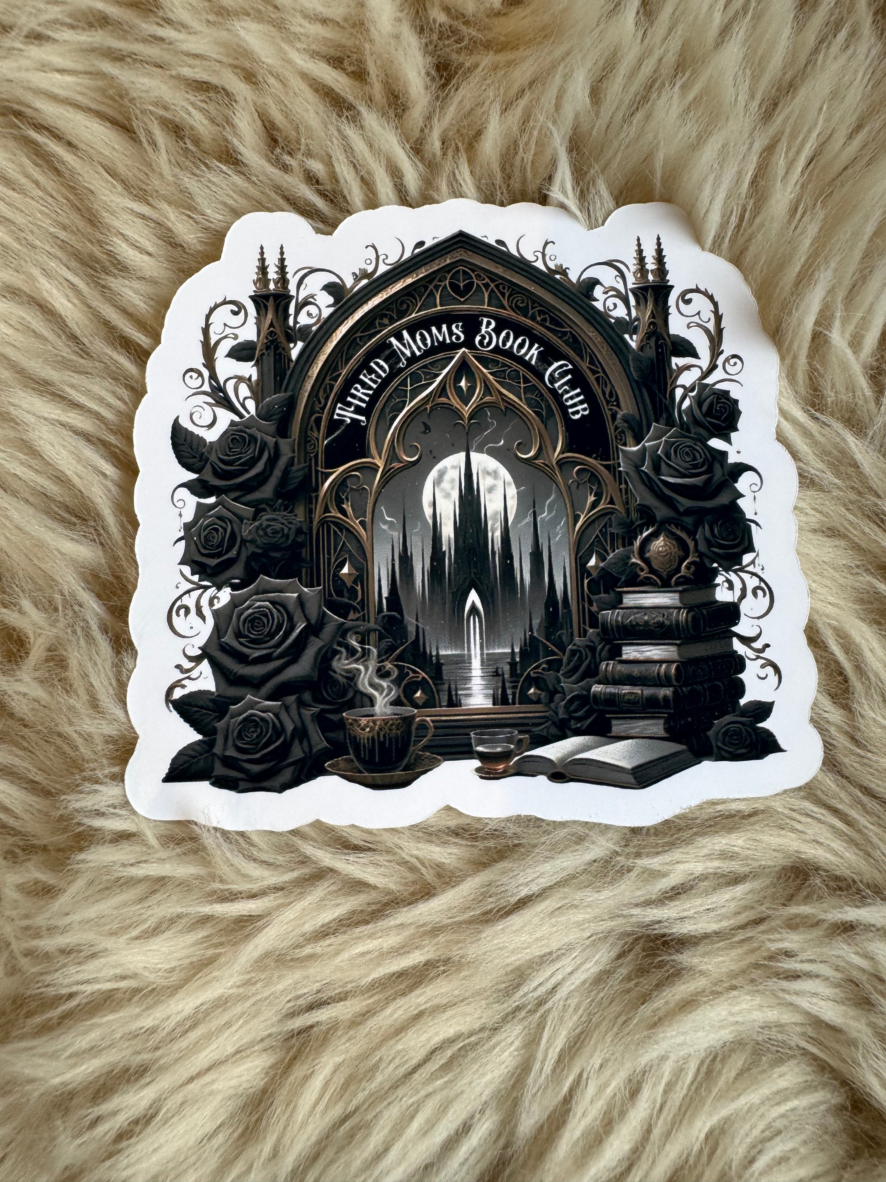 Bookish, Cute, Coffee and Tired Mama Stickers