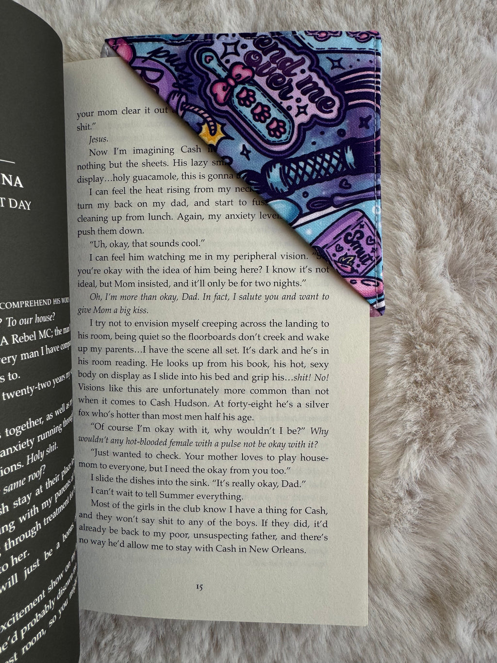 18+ Square Corner Fabric Bookmarks