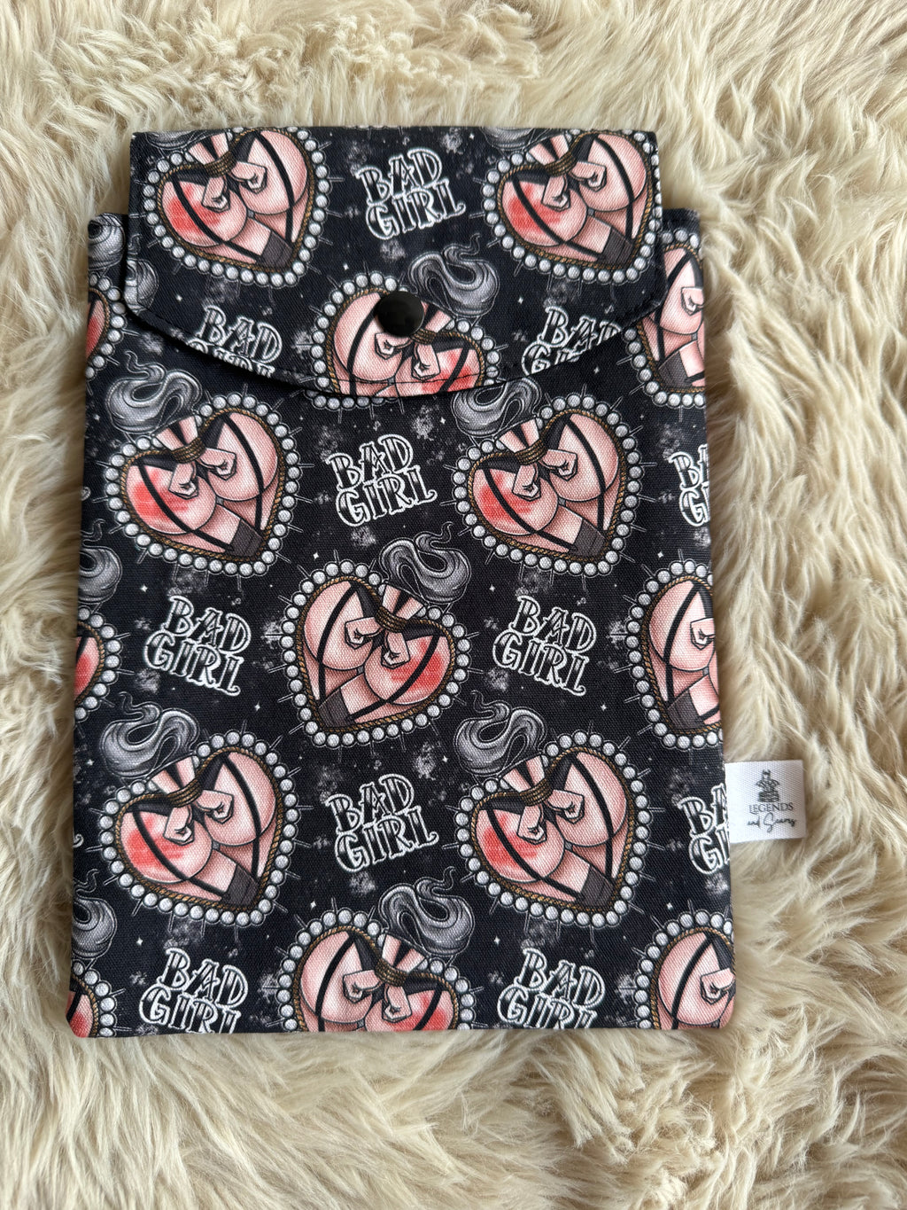 Small eReader and Book Sleeve Bad girl