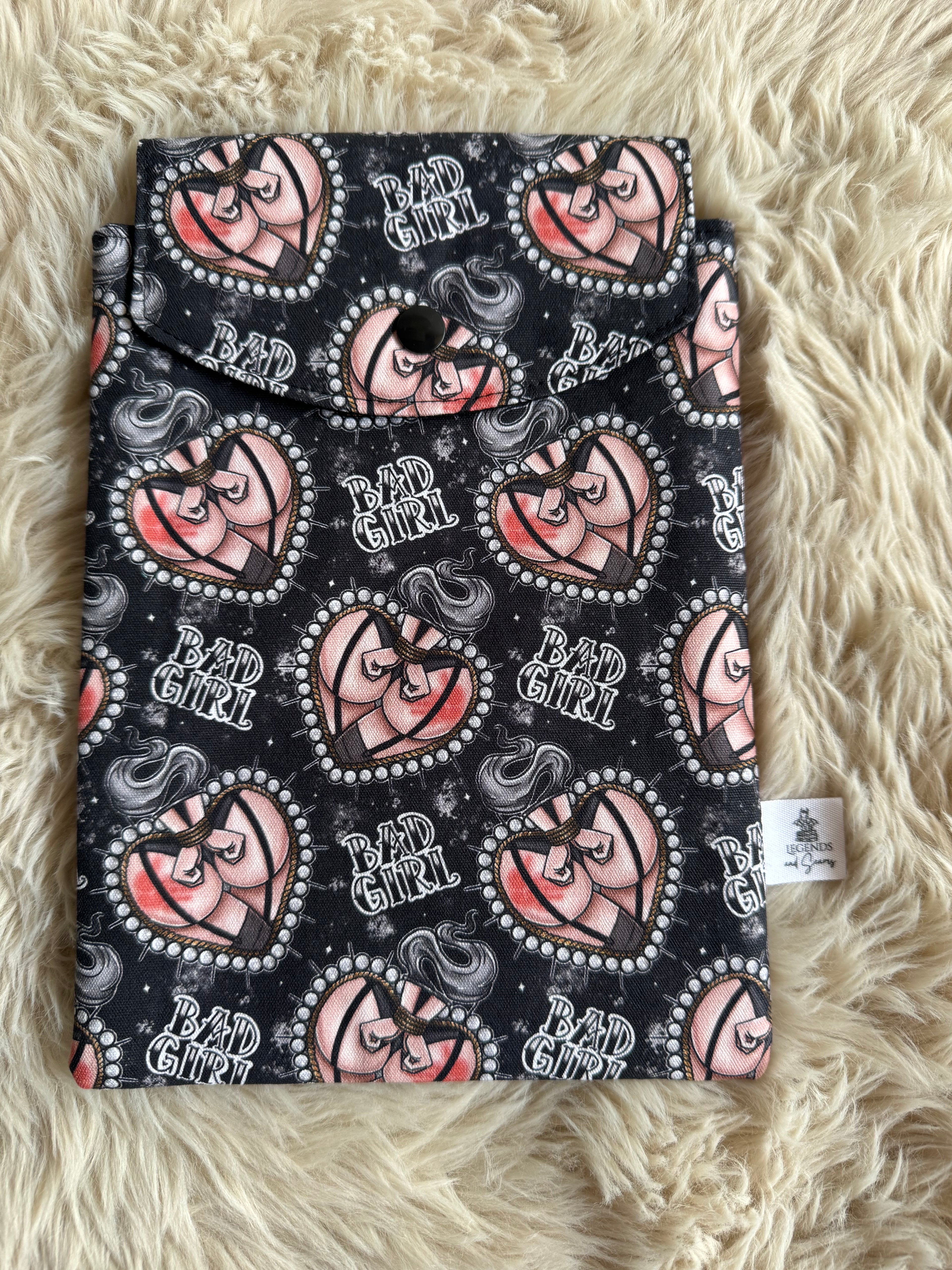 Small eReader and Book Sleeve Bad girl