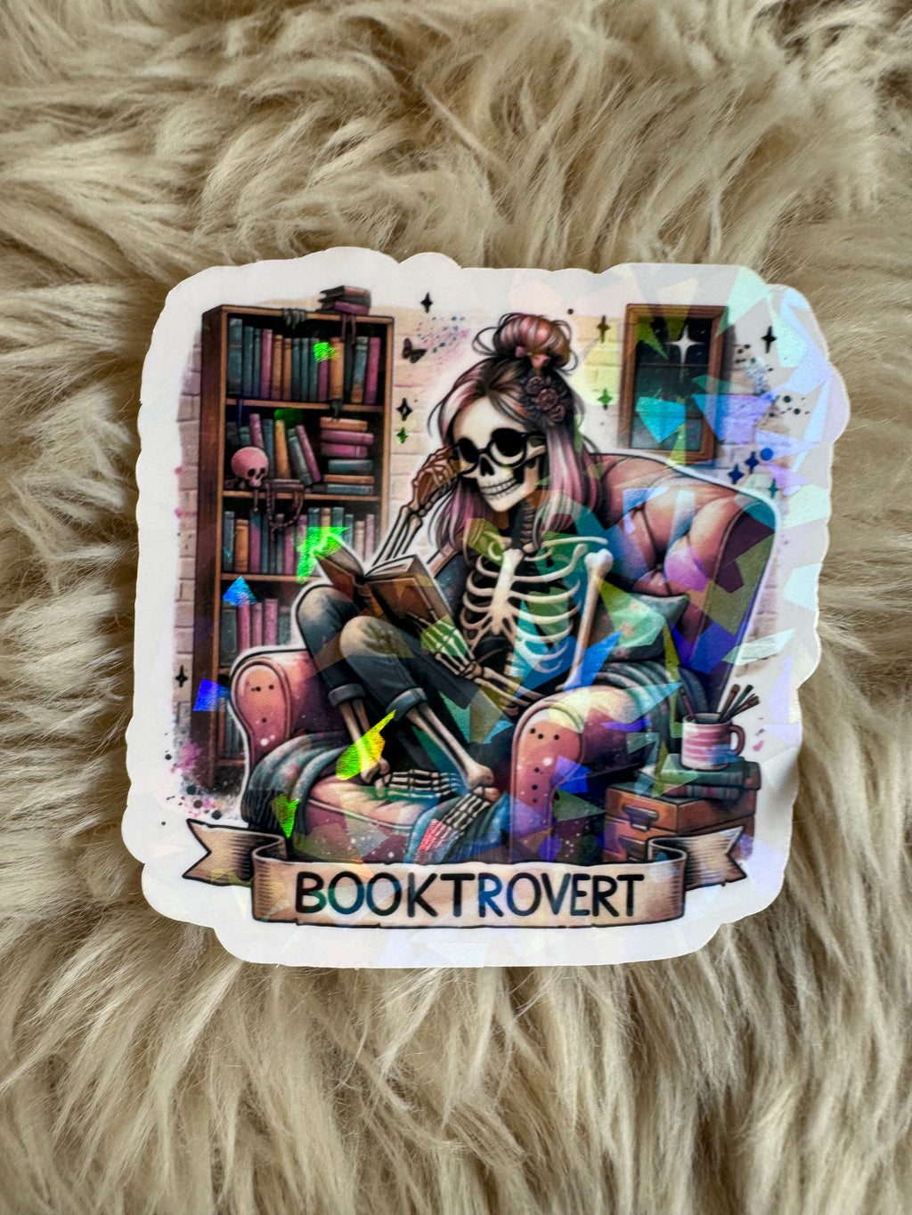 Anti Social and Booktrovert Stickers