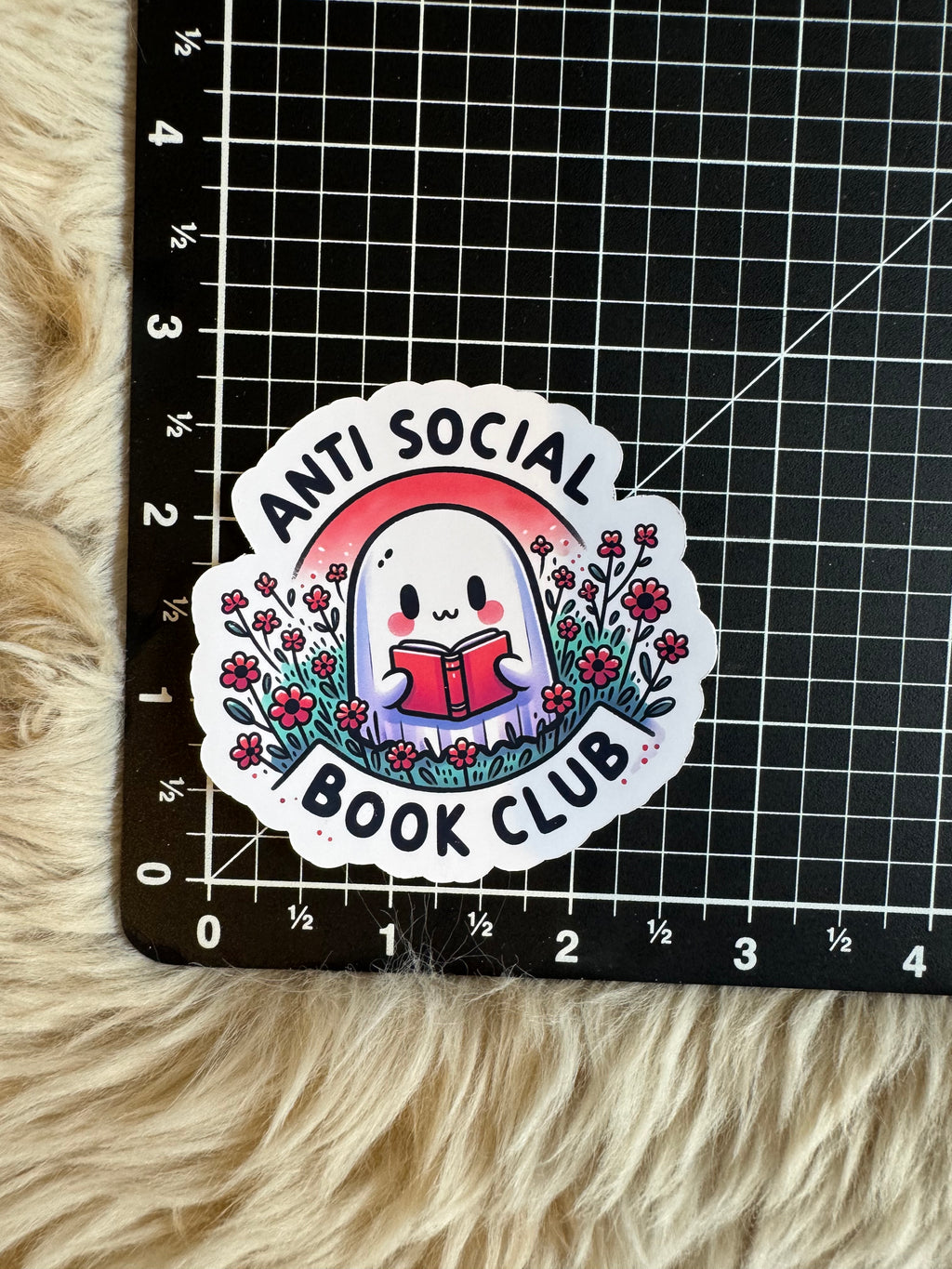 Anti Social and Booktrovert Stickers