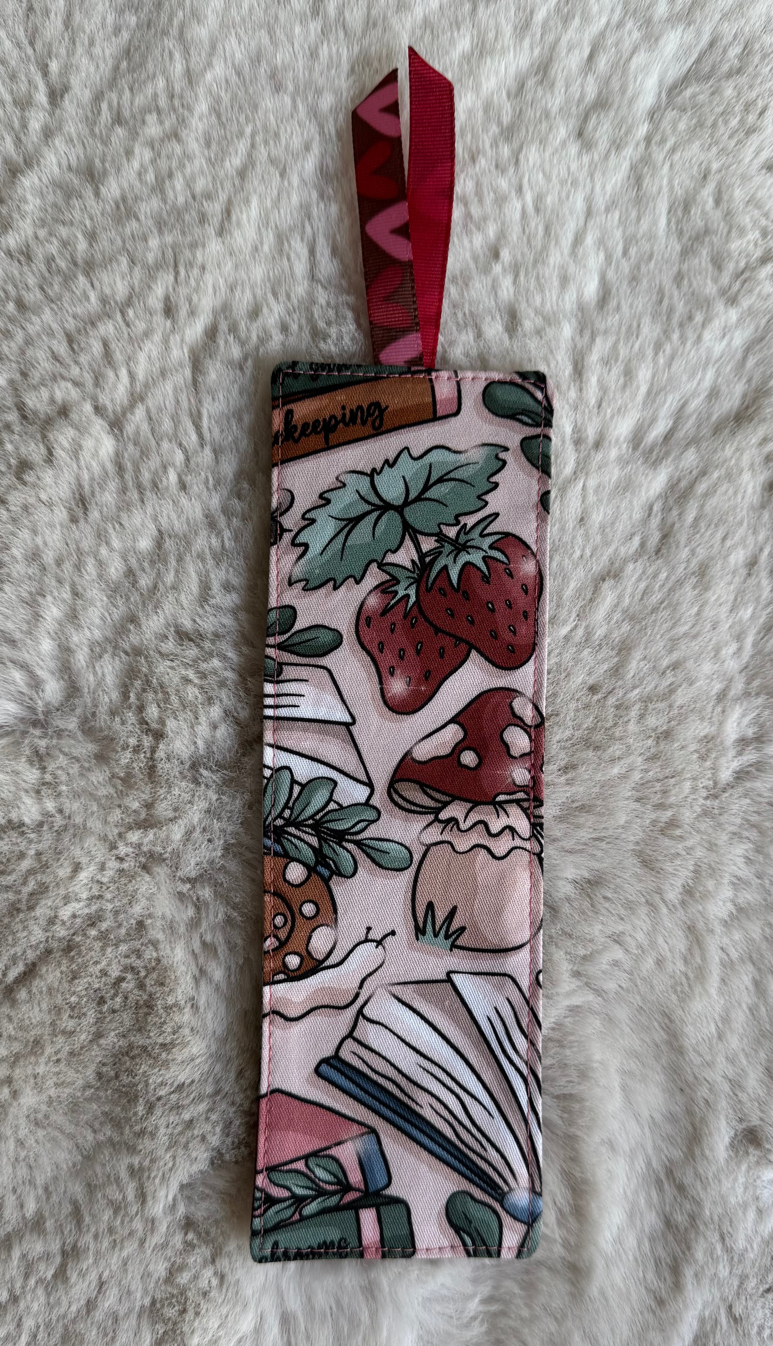 Christmas Rectangular Bookmarks with Ribbon
