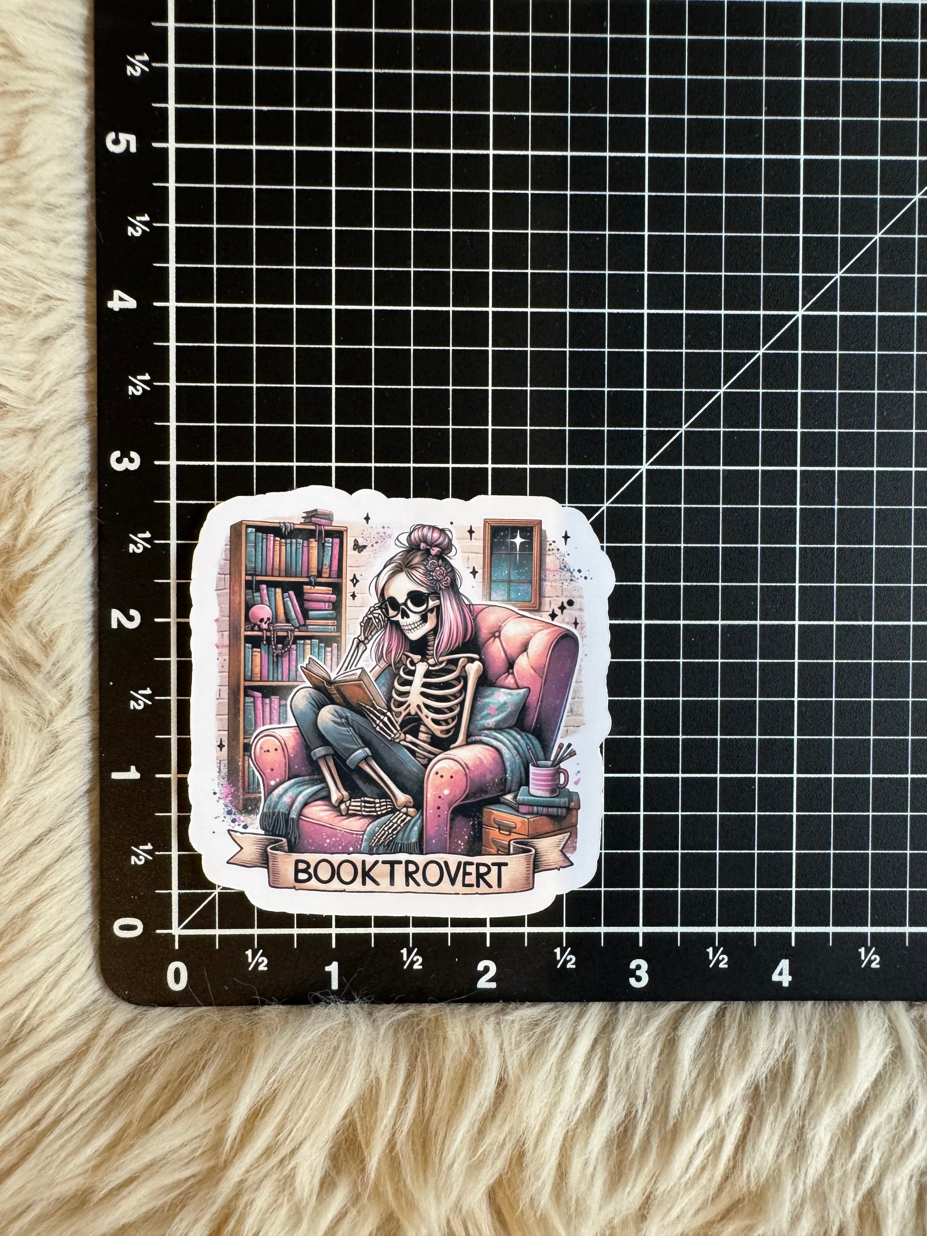 Anti Social and Booktrovert Stickers