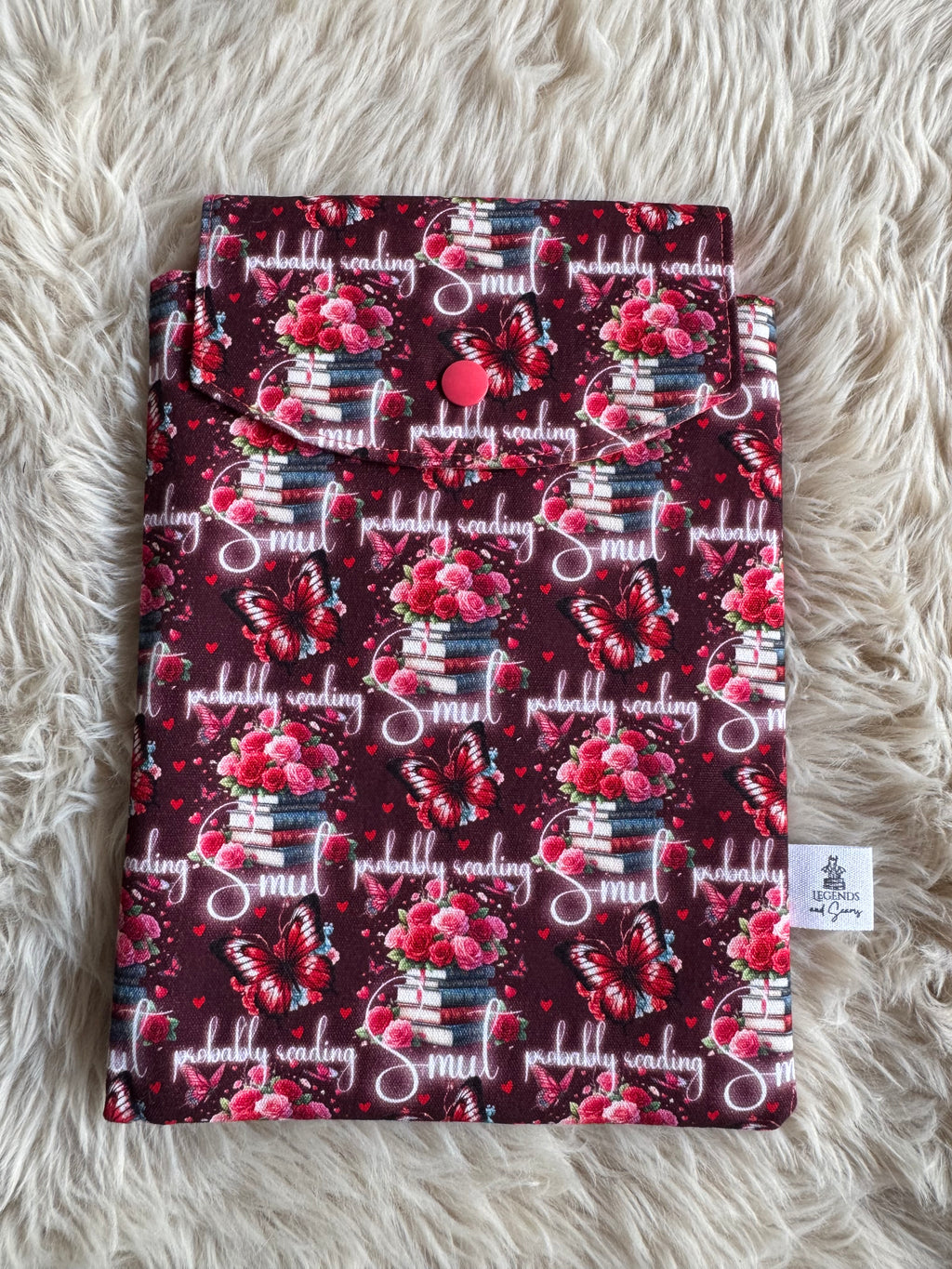 Small eReader and Book Sleeve Probably reading smut