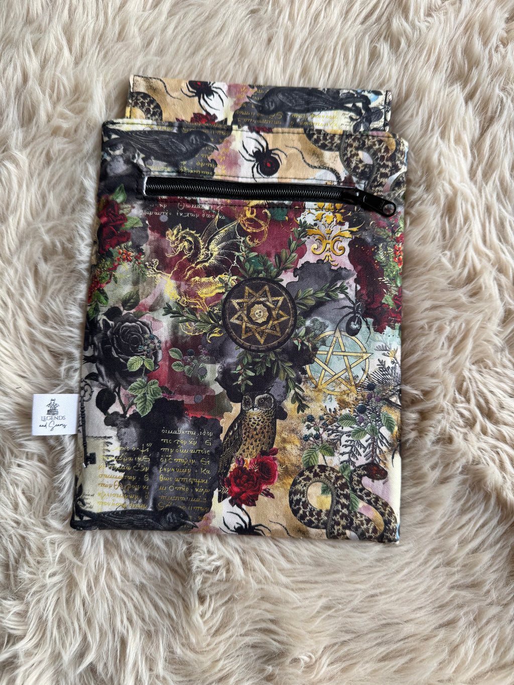 Small eReader and Book Sleeve Gothic