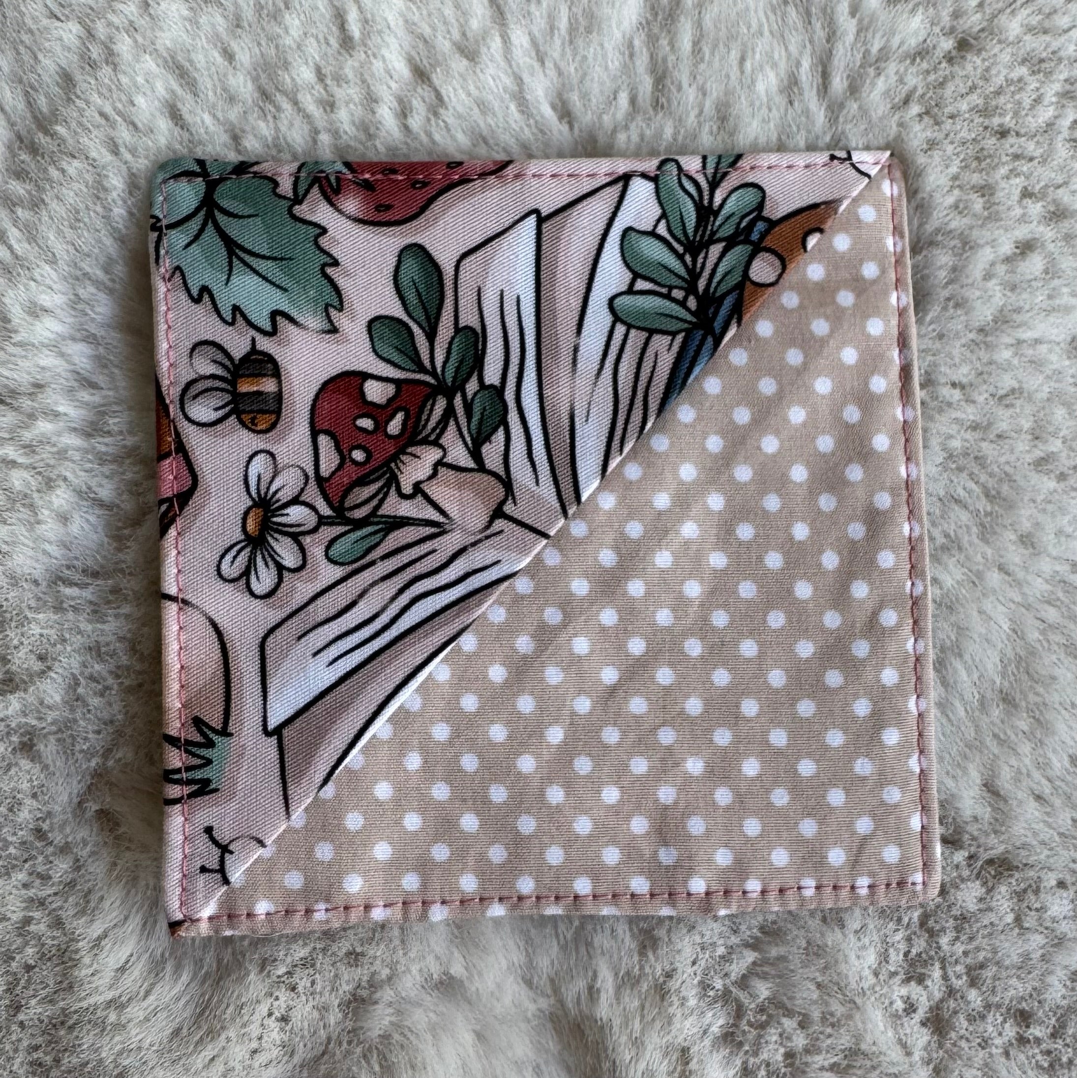 Square Corner Fabric Bookmarks