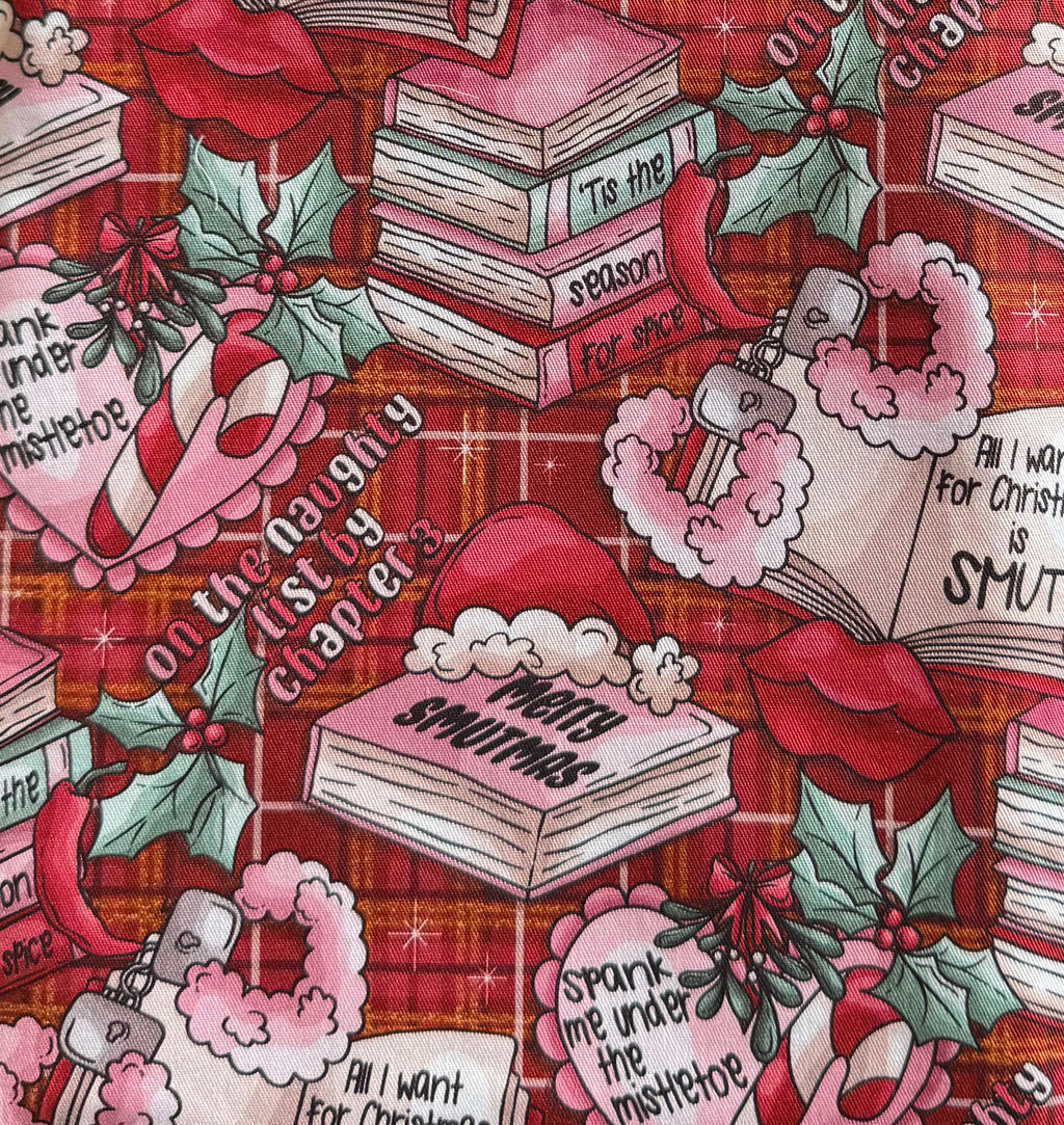 Christmas Square Corner Fabric Bookmarks