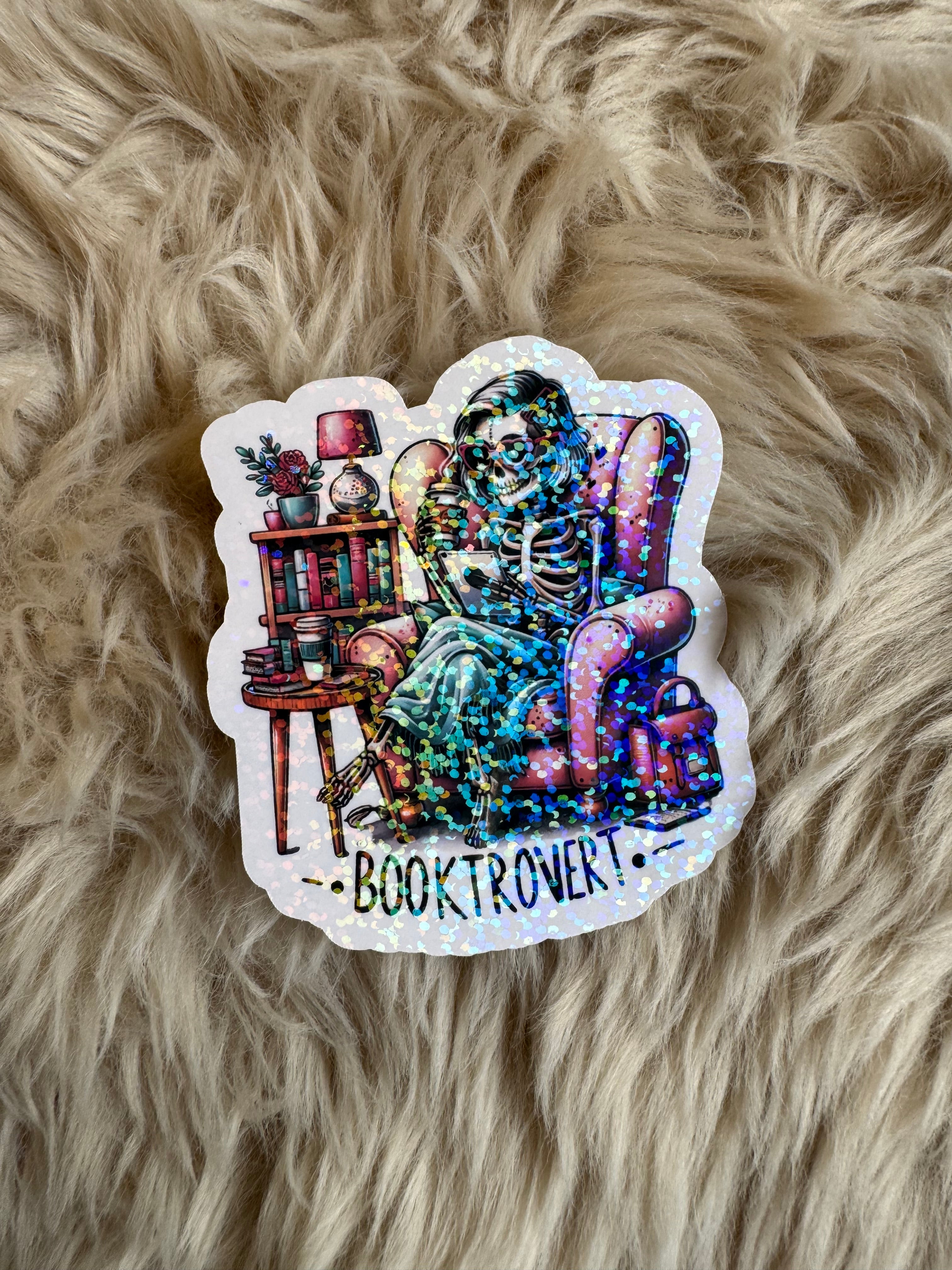 Anti Social and Booktrovert Stickers