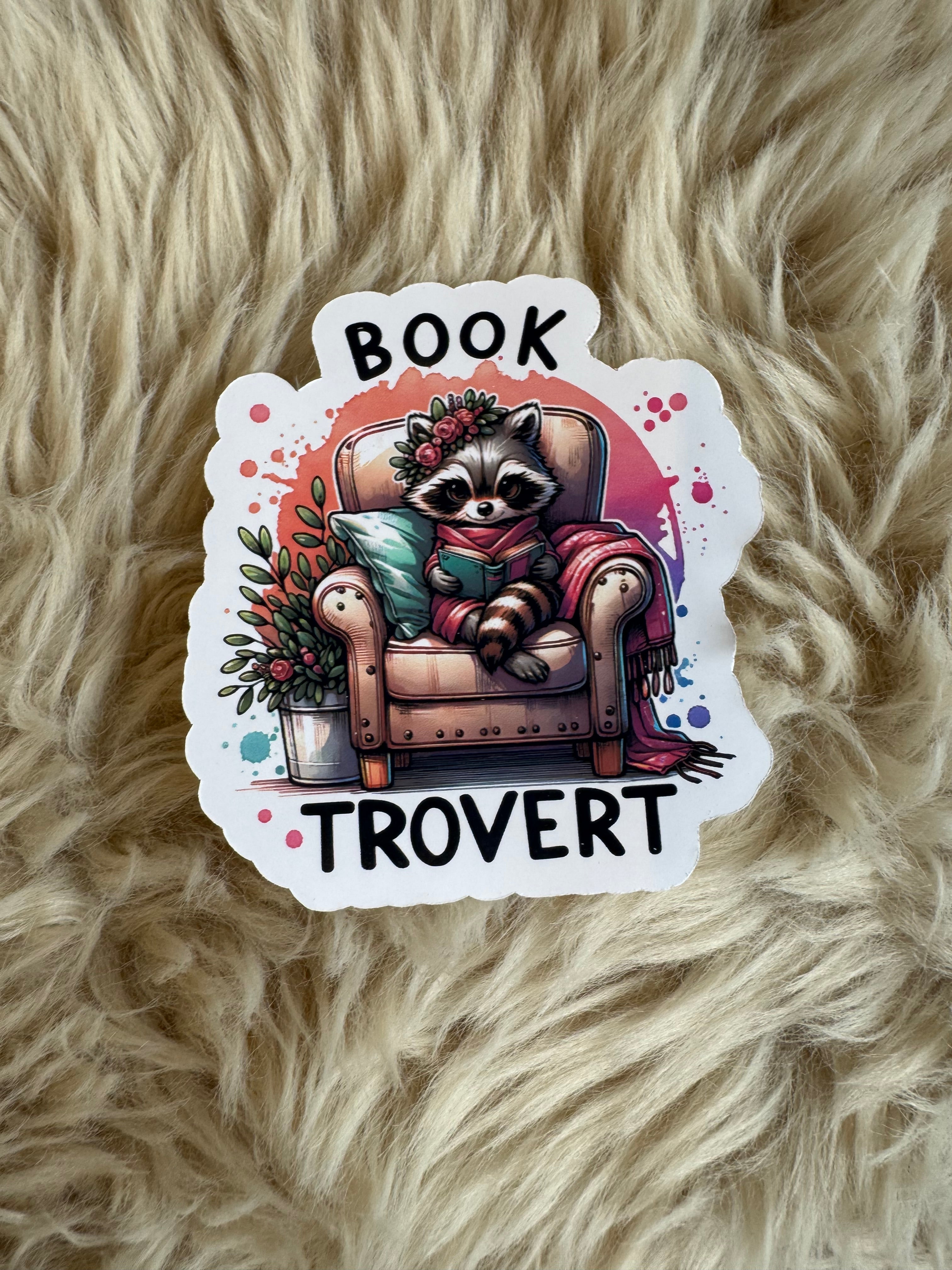 Anti Social and Booktrovert Stickers