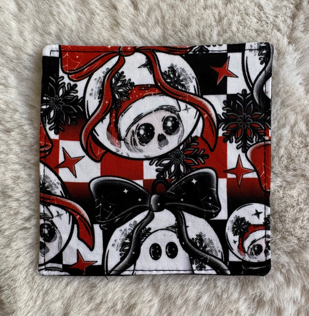 Christmas Square Corner Fabric Bookmarks