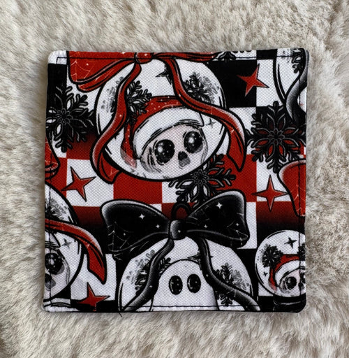Christmas Square Corner Fabric Bookmarks