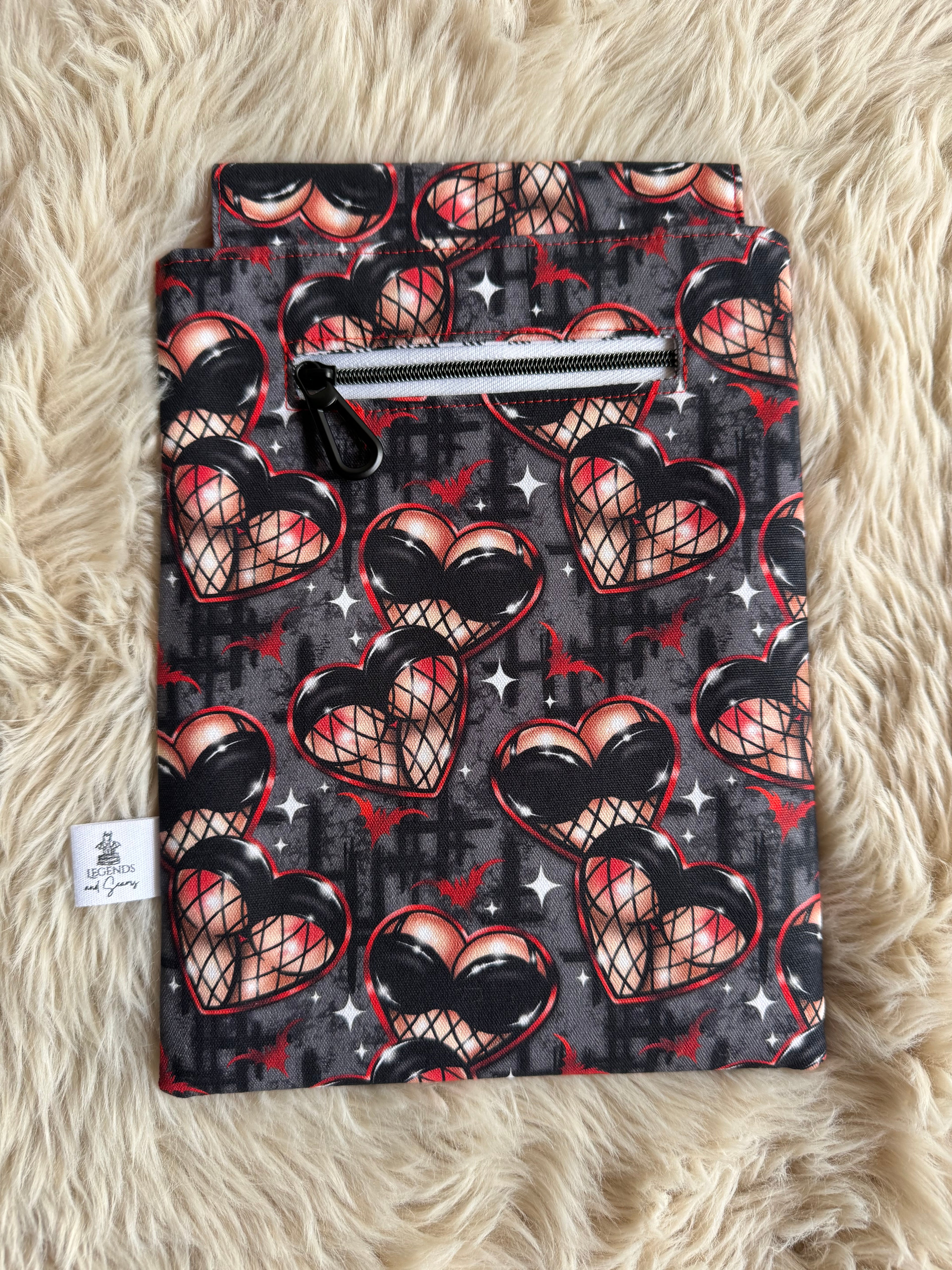 Small eReader and Book Sleeve Bats and spanks