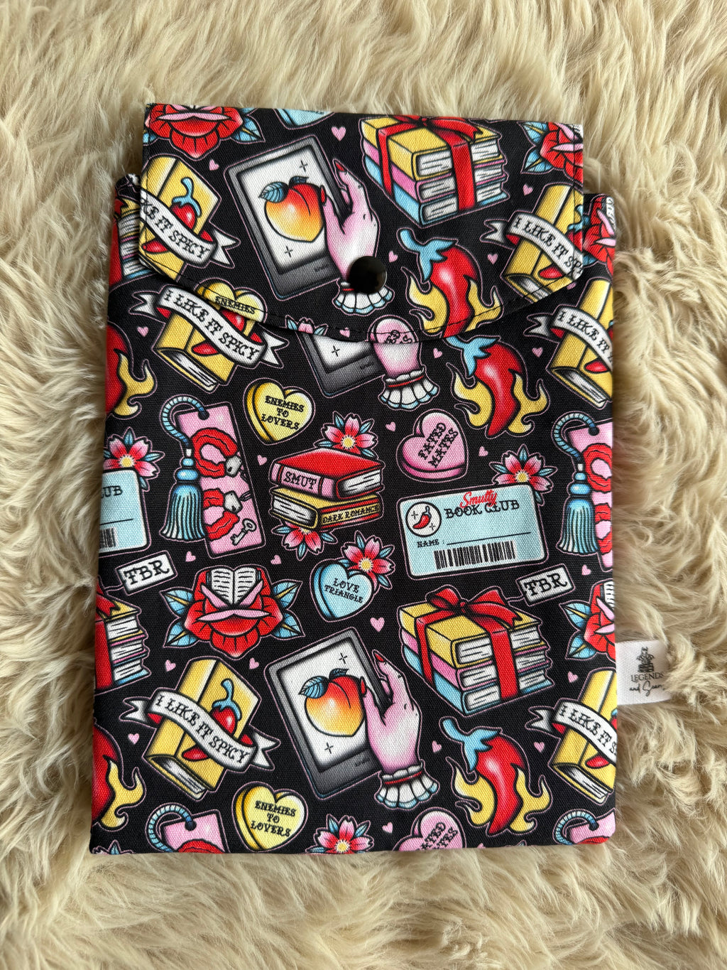 Small eReader and Book Sleeve Spicy trope