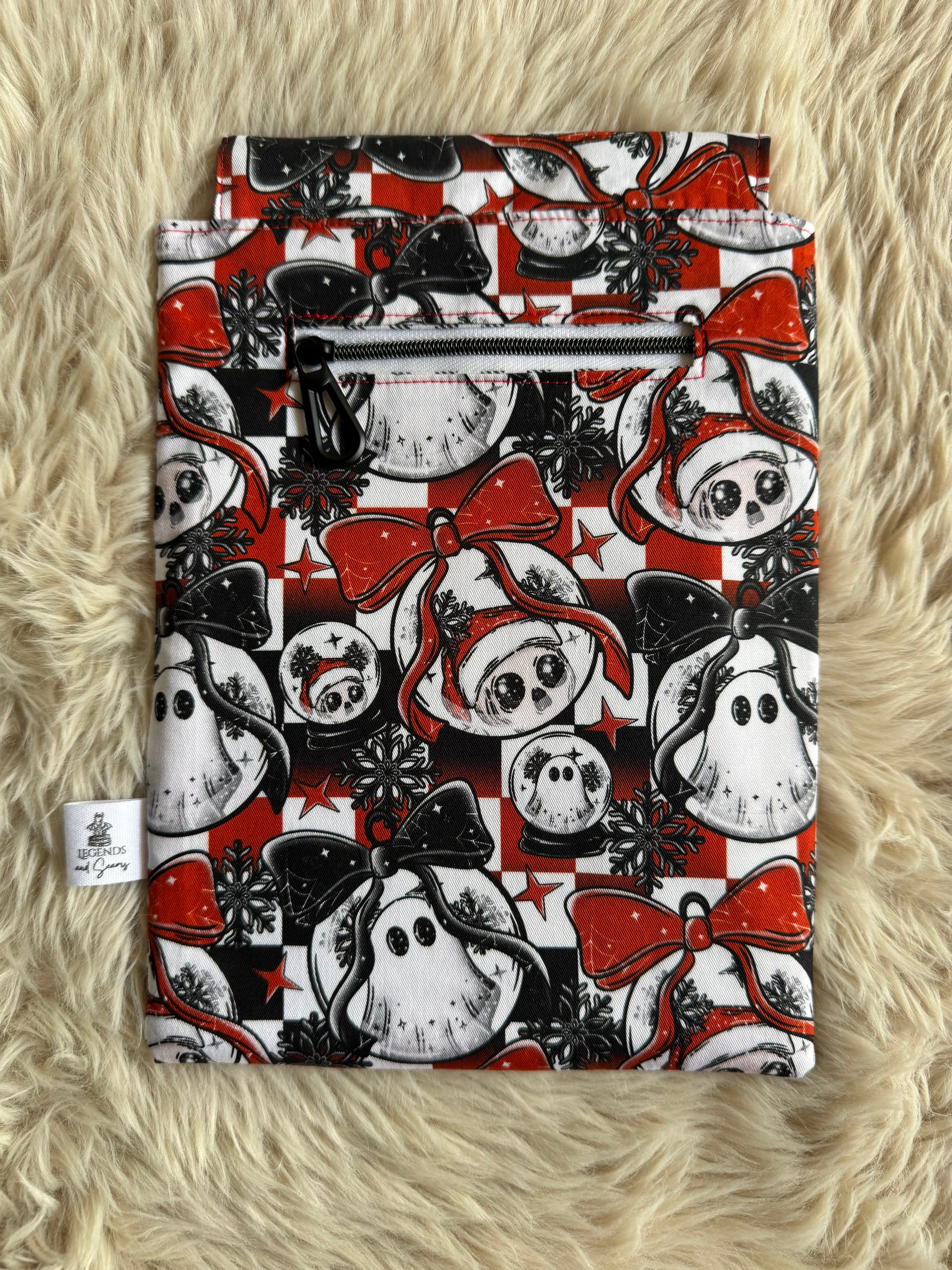 Small eReader and Book Sleeve Merry Ghouls