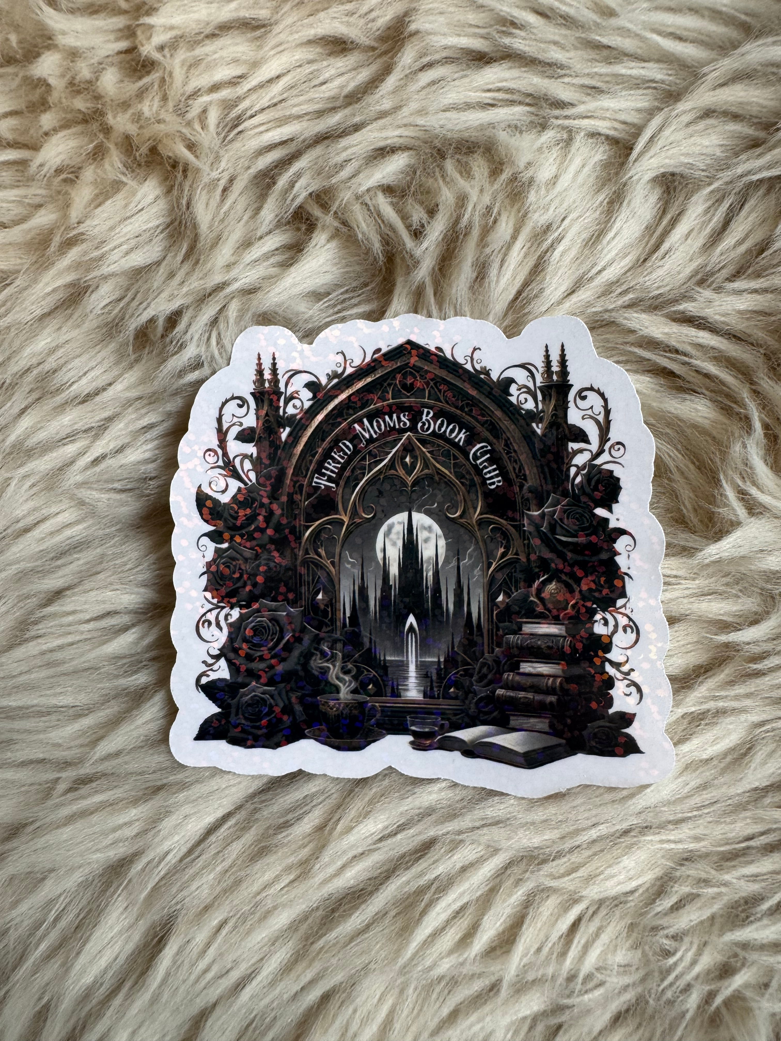 Bookish, Cute, Coffee and Tired Mama Stickers