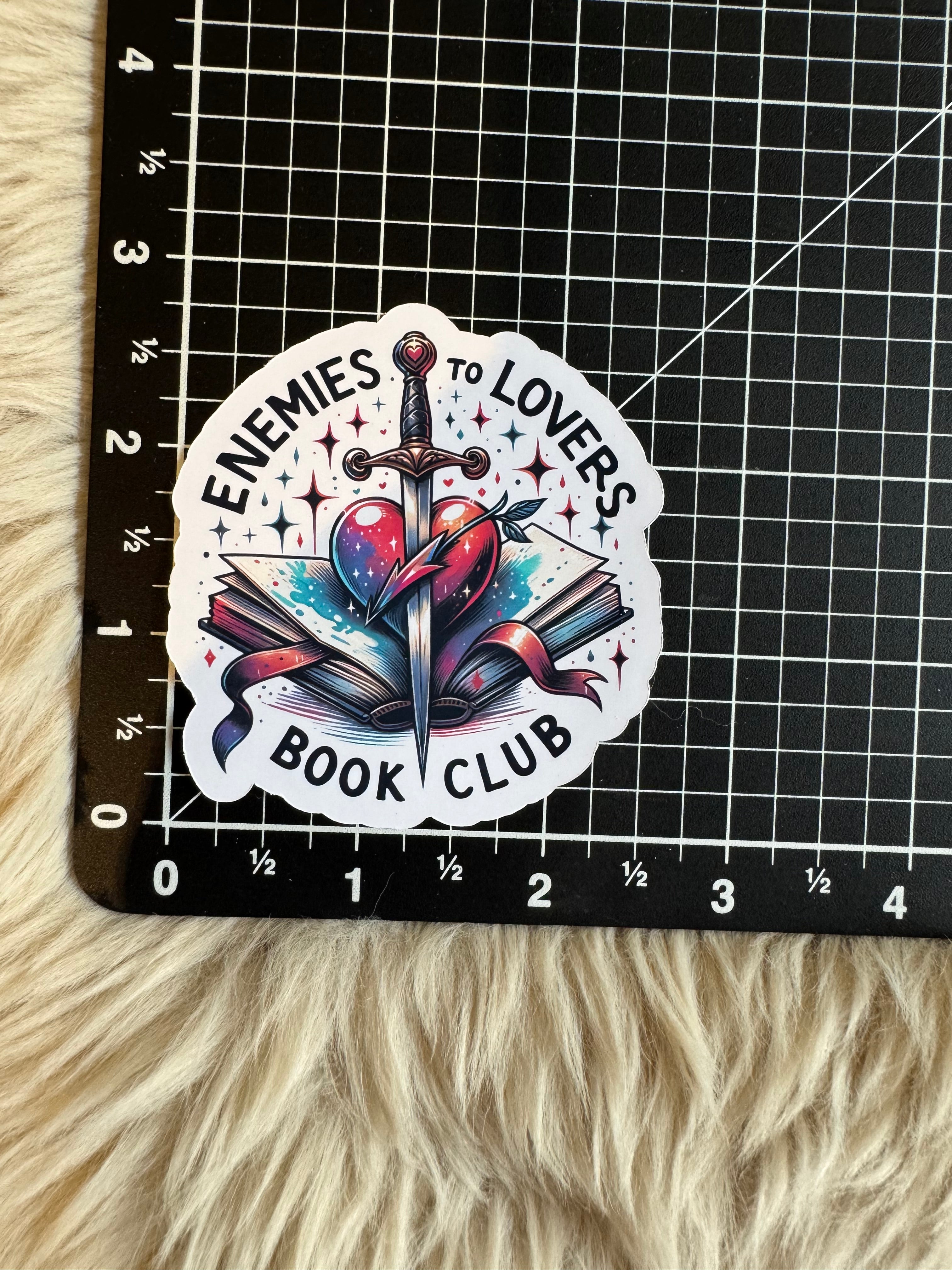 Enemies to lovers book club Stickers