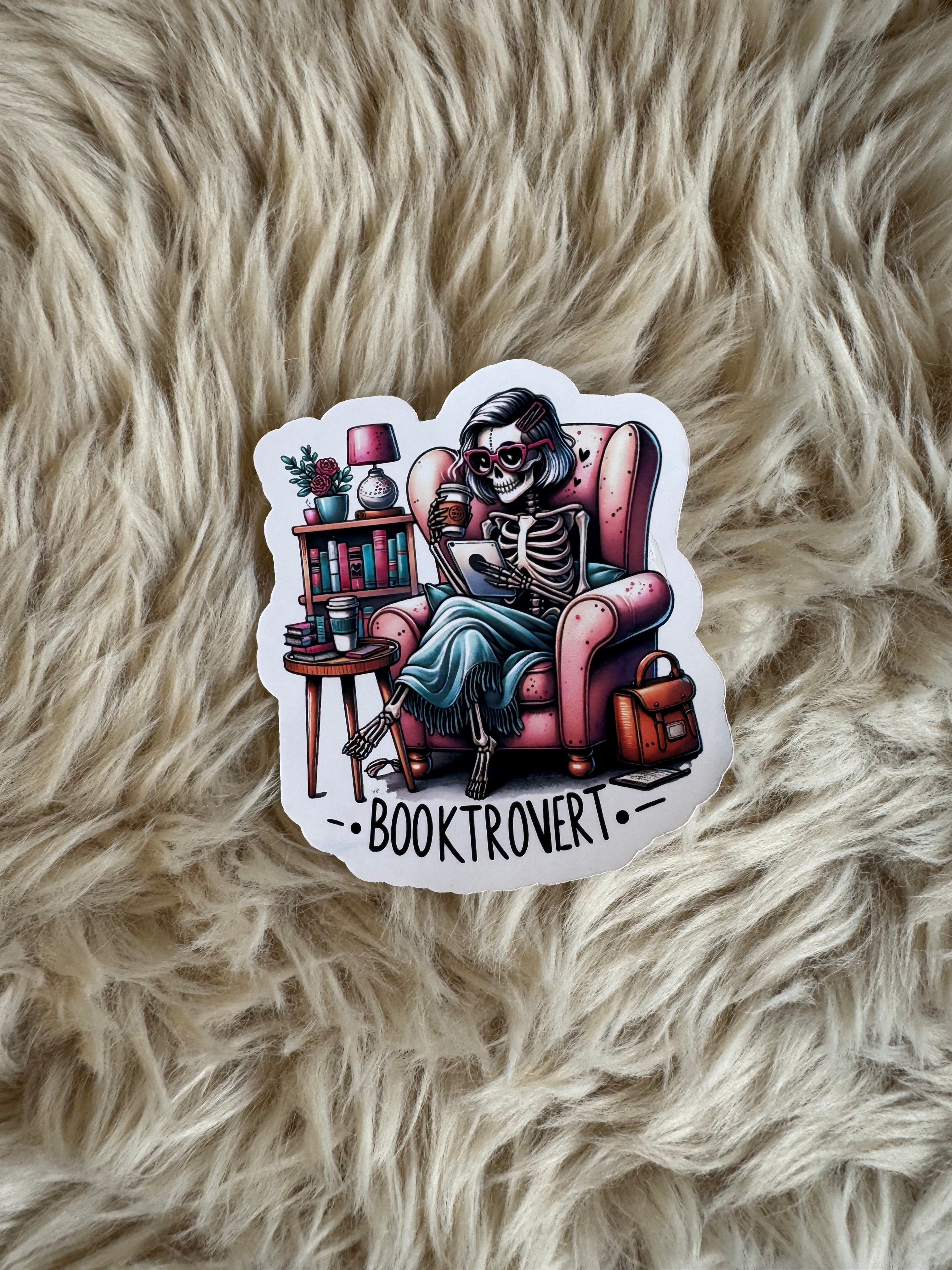 Anti Social and Booktrovert Stickers