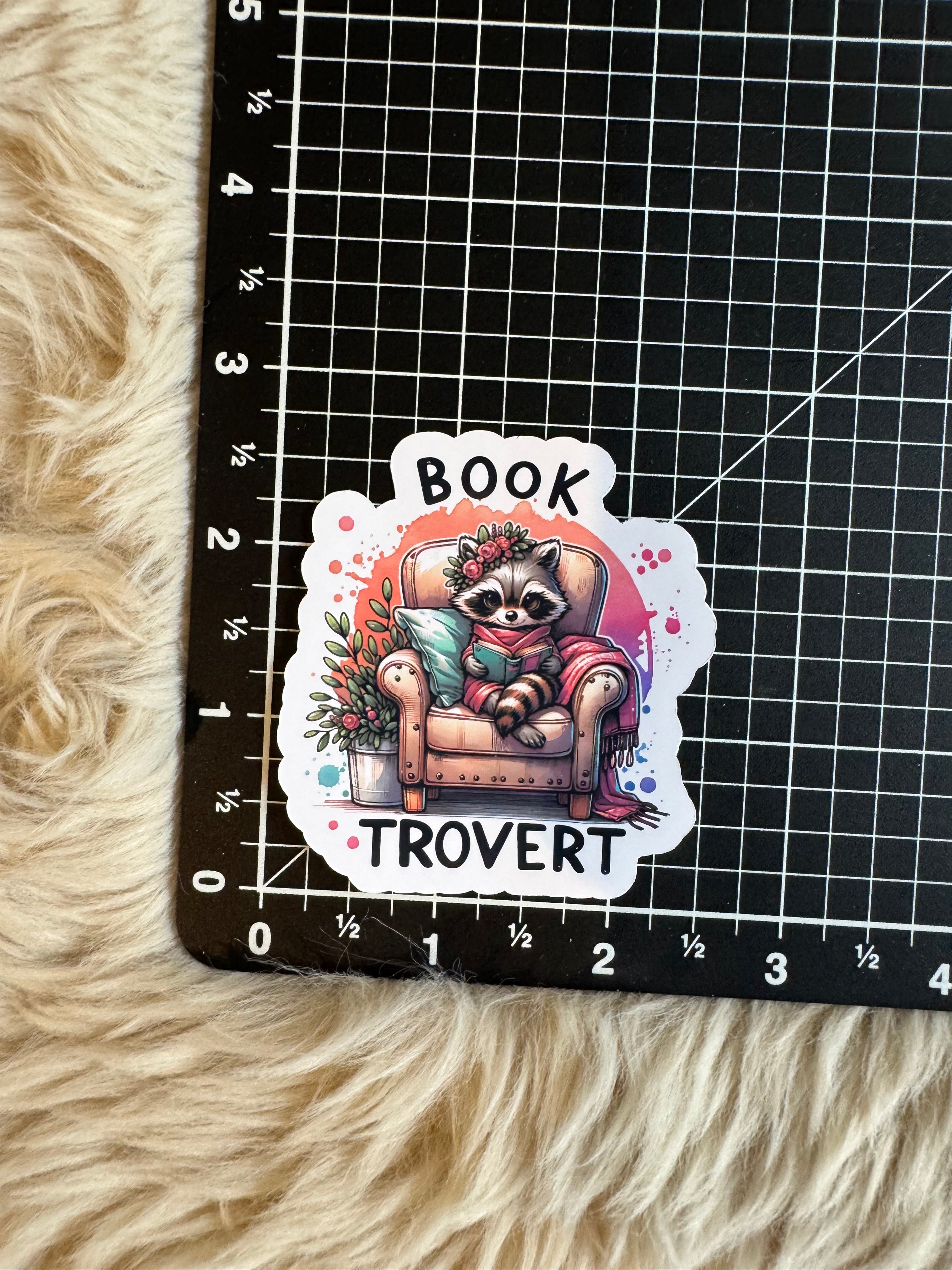 Anti Social and Booktrovert Stickers