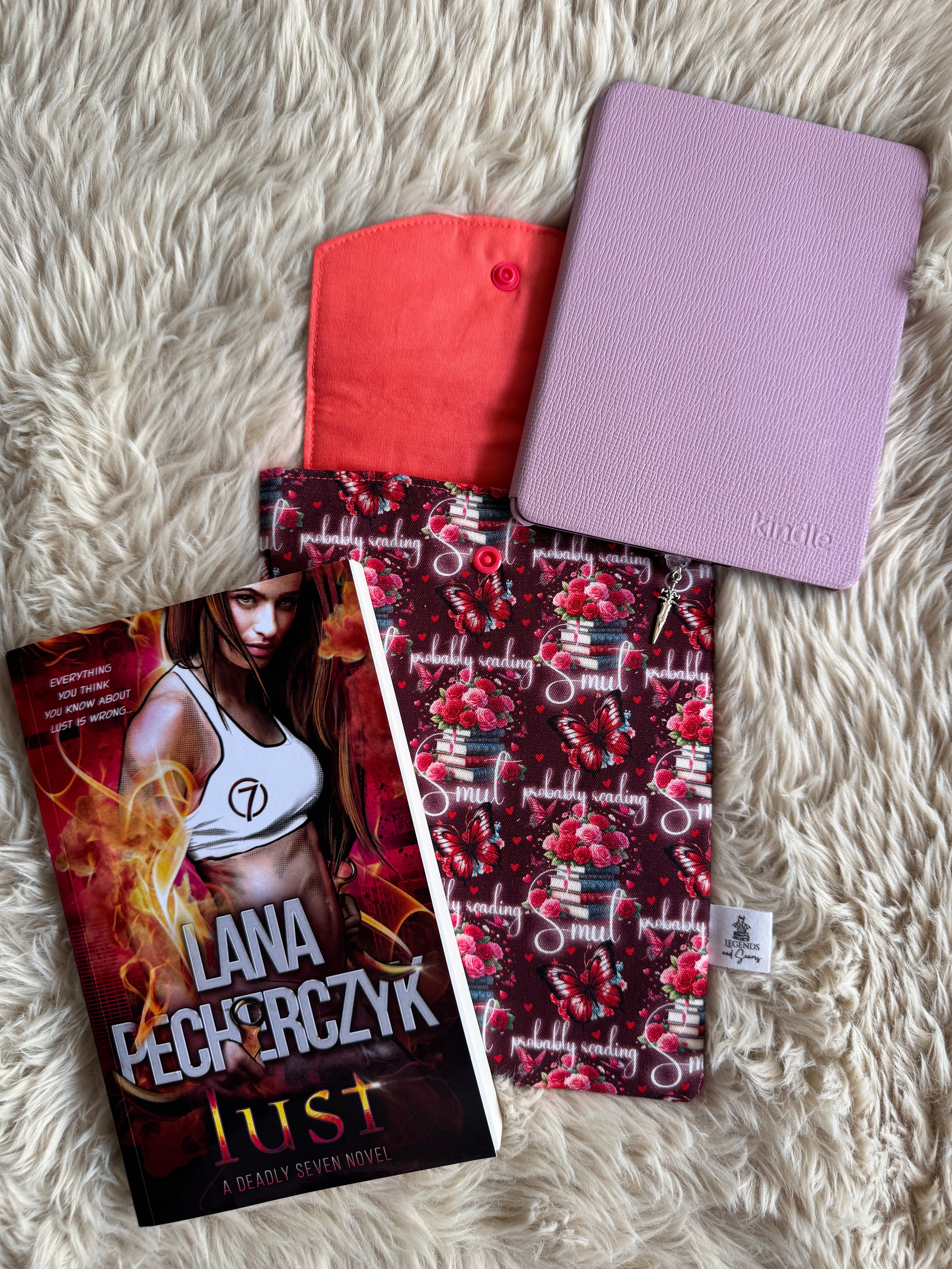 Small eReader and Book Sleeve Probably reading smut