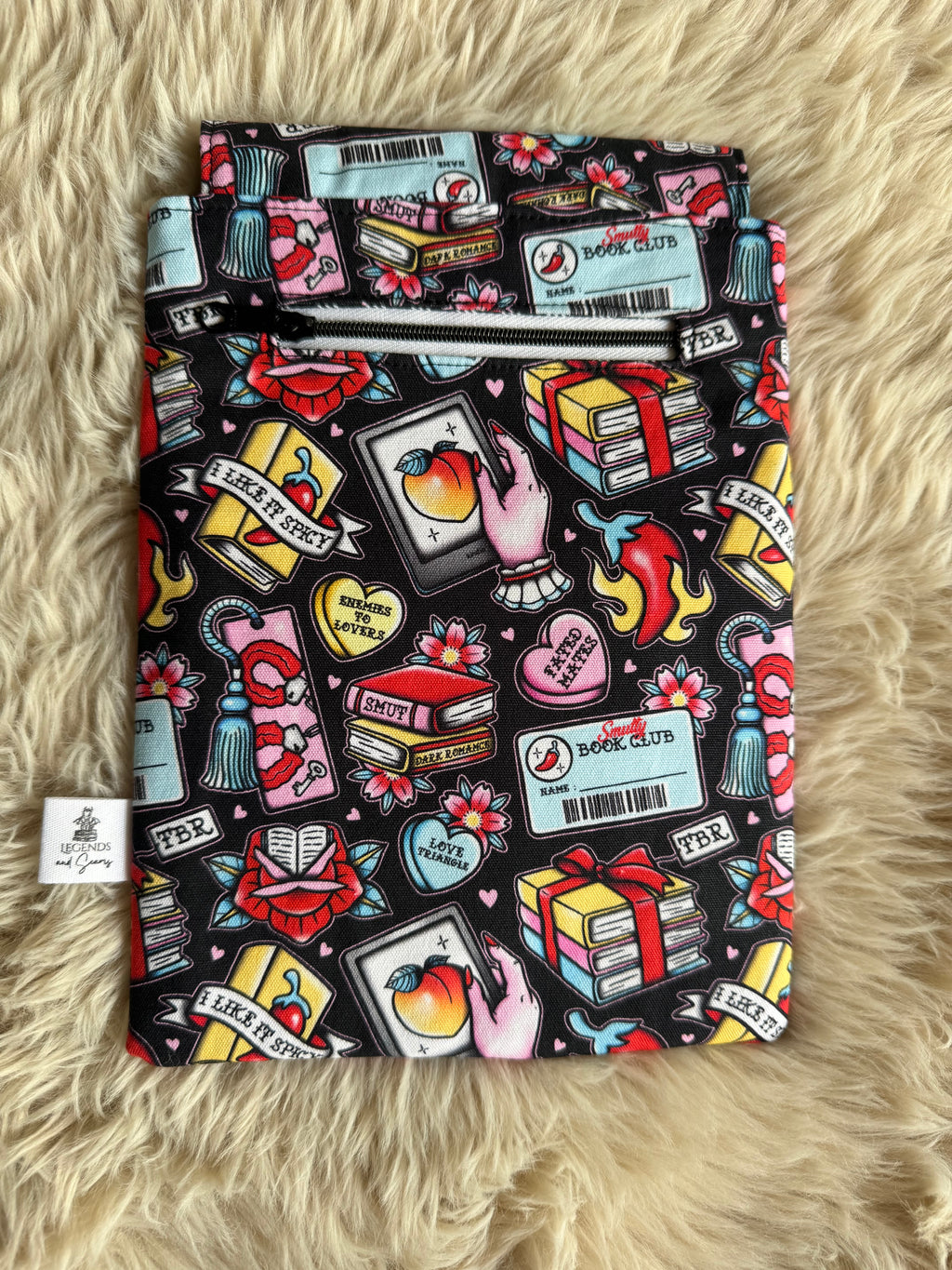 Small eReader and Book Sleeve Spicy trope