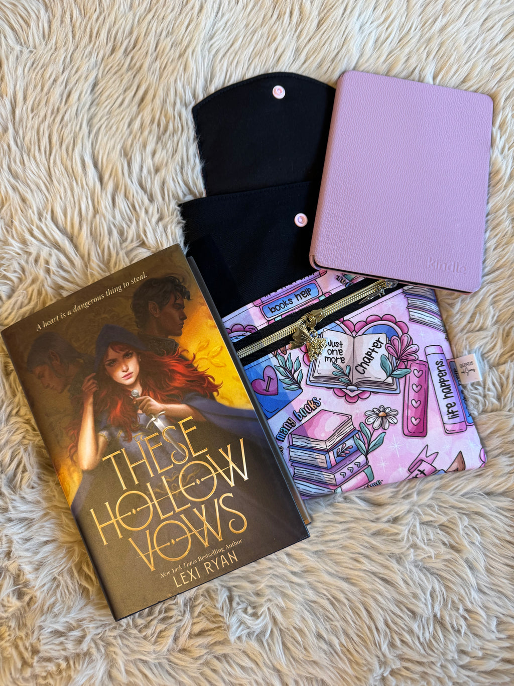 Small 3in1 Sleeve Booktrovert (Pink)