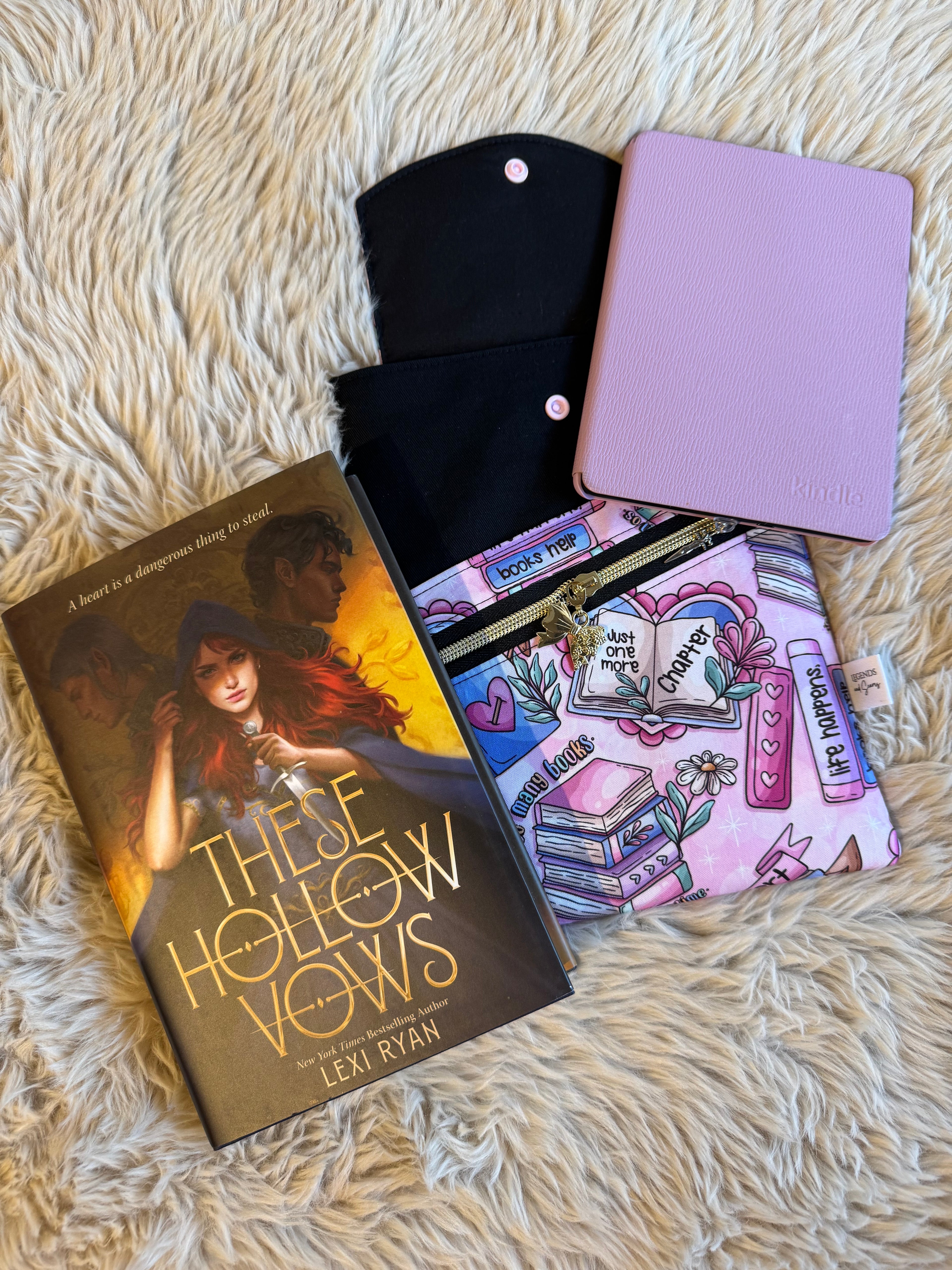Small 3in1 Sleeve Booktrovert (Pink)