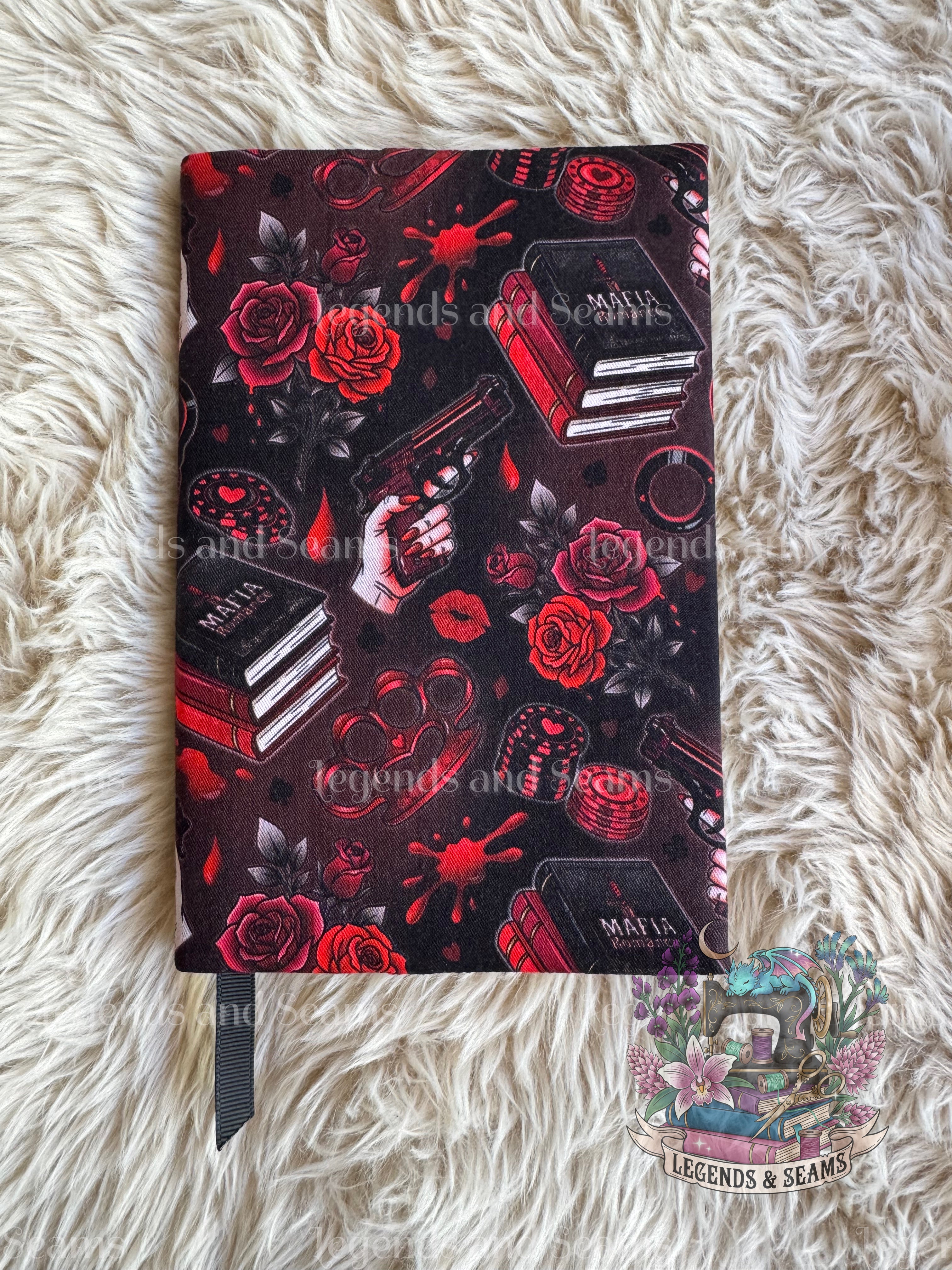 Mafia Romance dust jacket (Vibrant Red)
