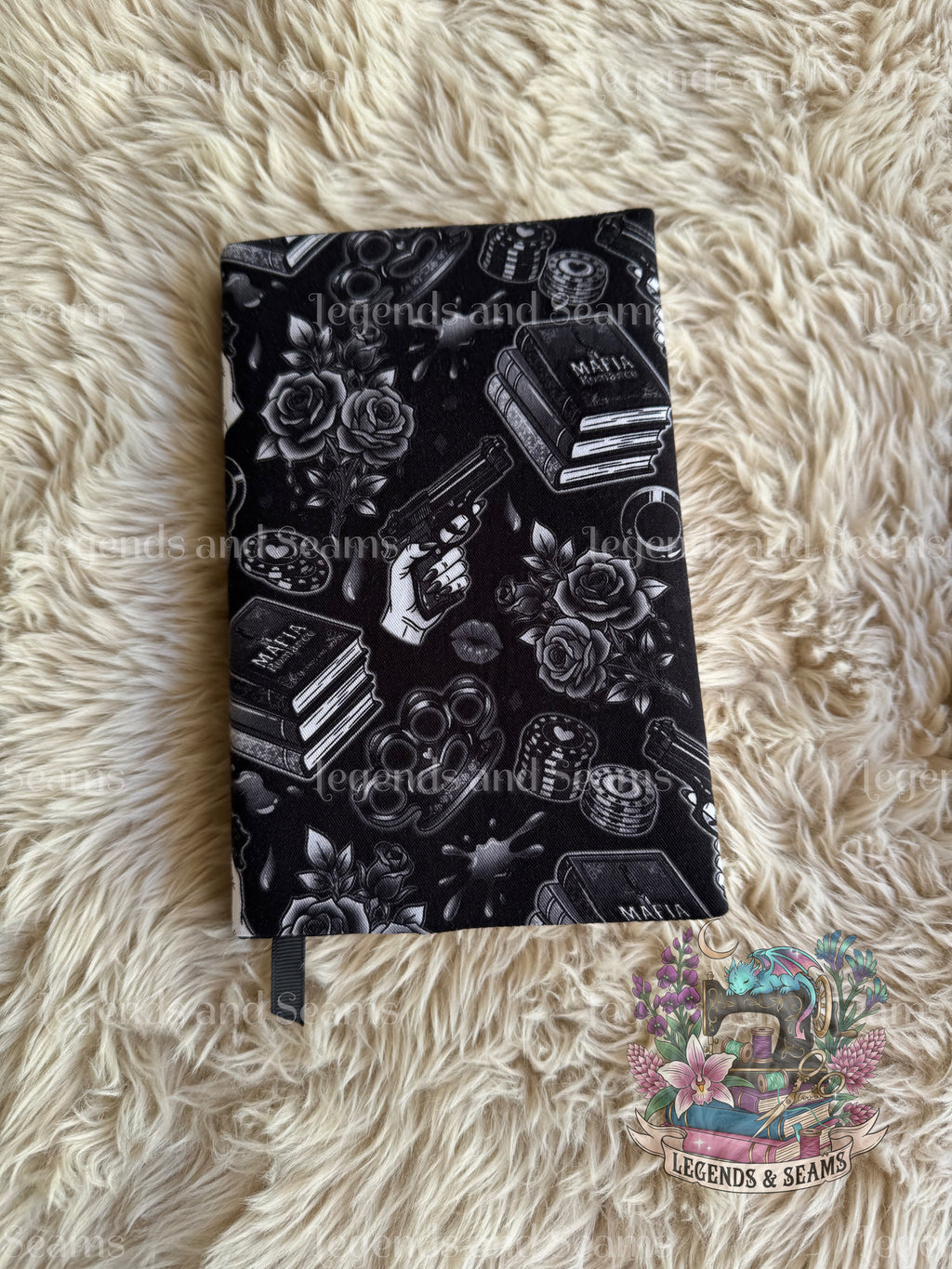 Mafia Romance dust jacket (Monochrome)