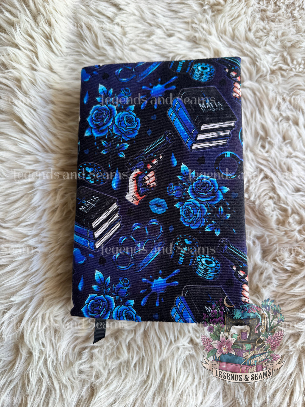 Mafia Romance dust jacket (Blue)