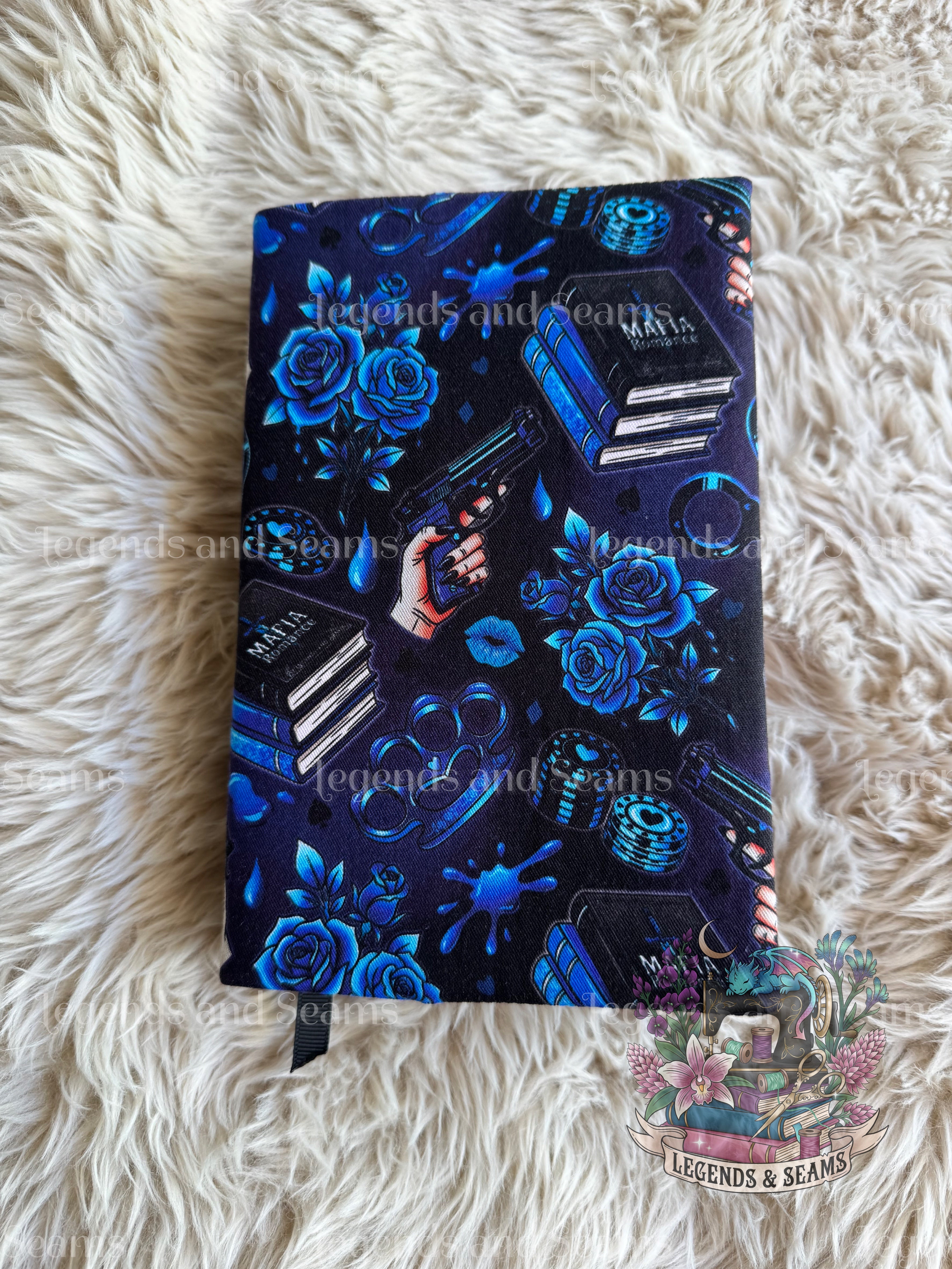 Mafia Romance dust jacket (Blue)