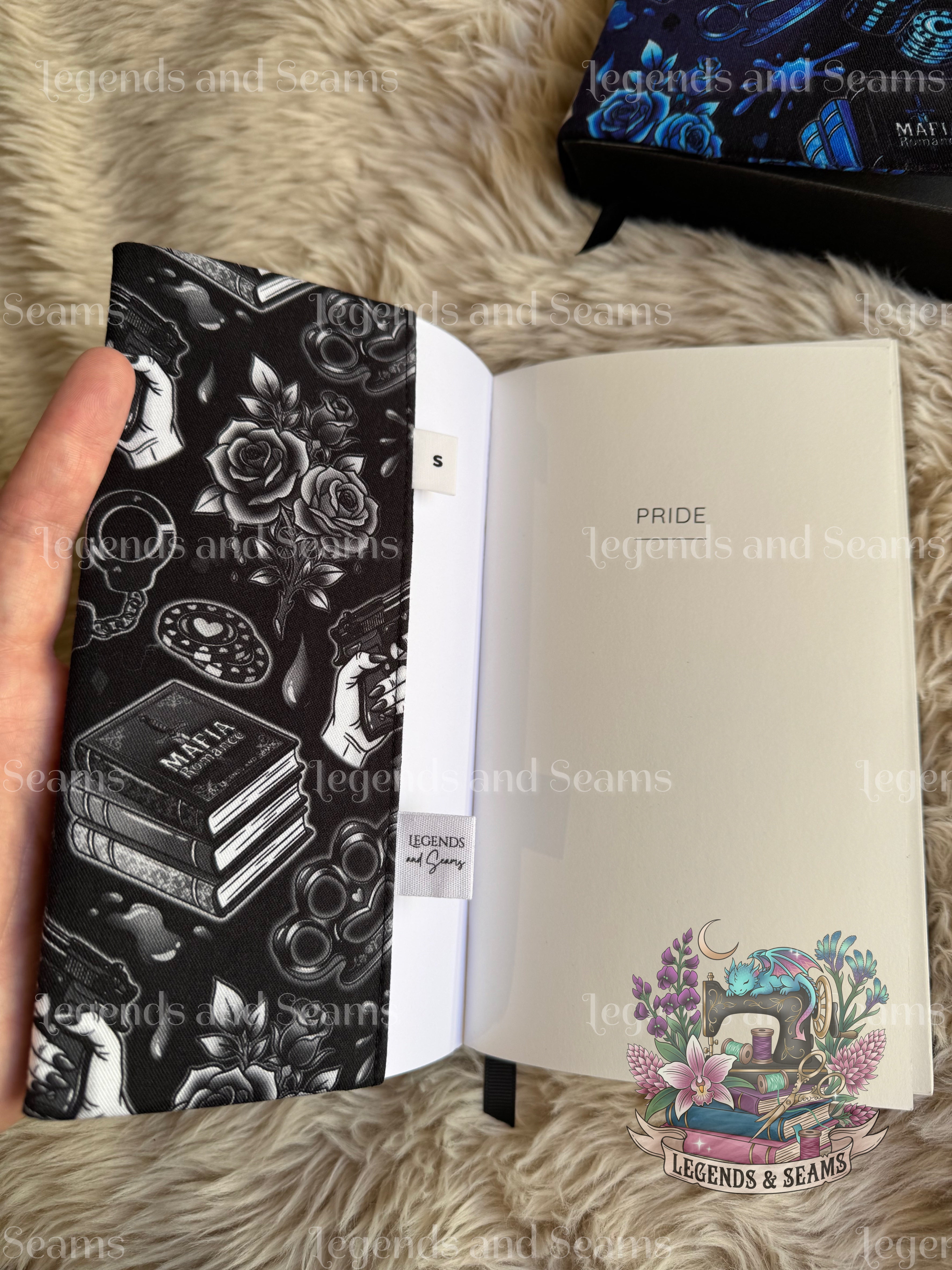 Mafia Romance dust jacket (Monochrome)