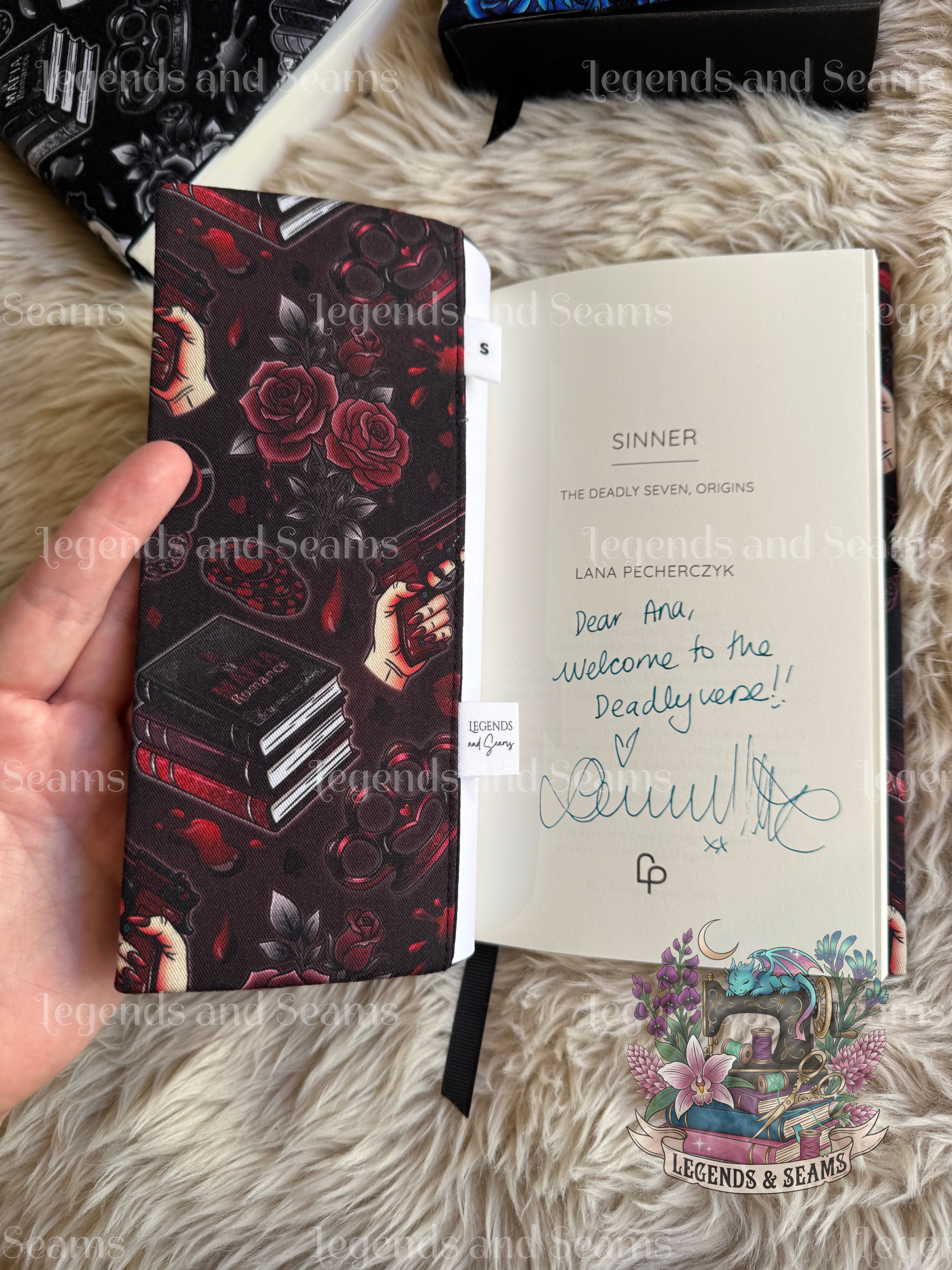 Mafia Romance dust jacket (Moody Red)