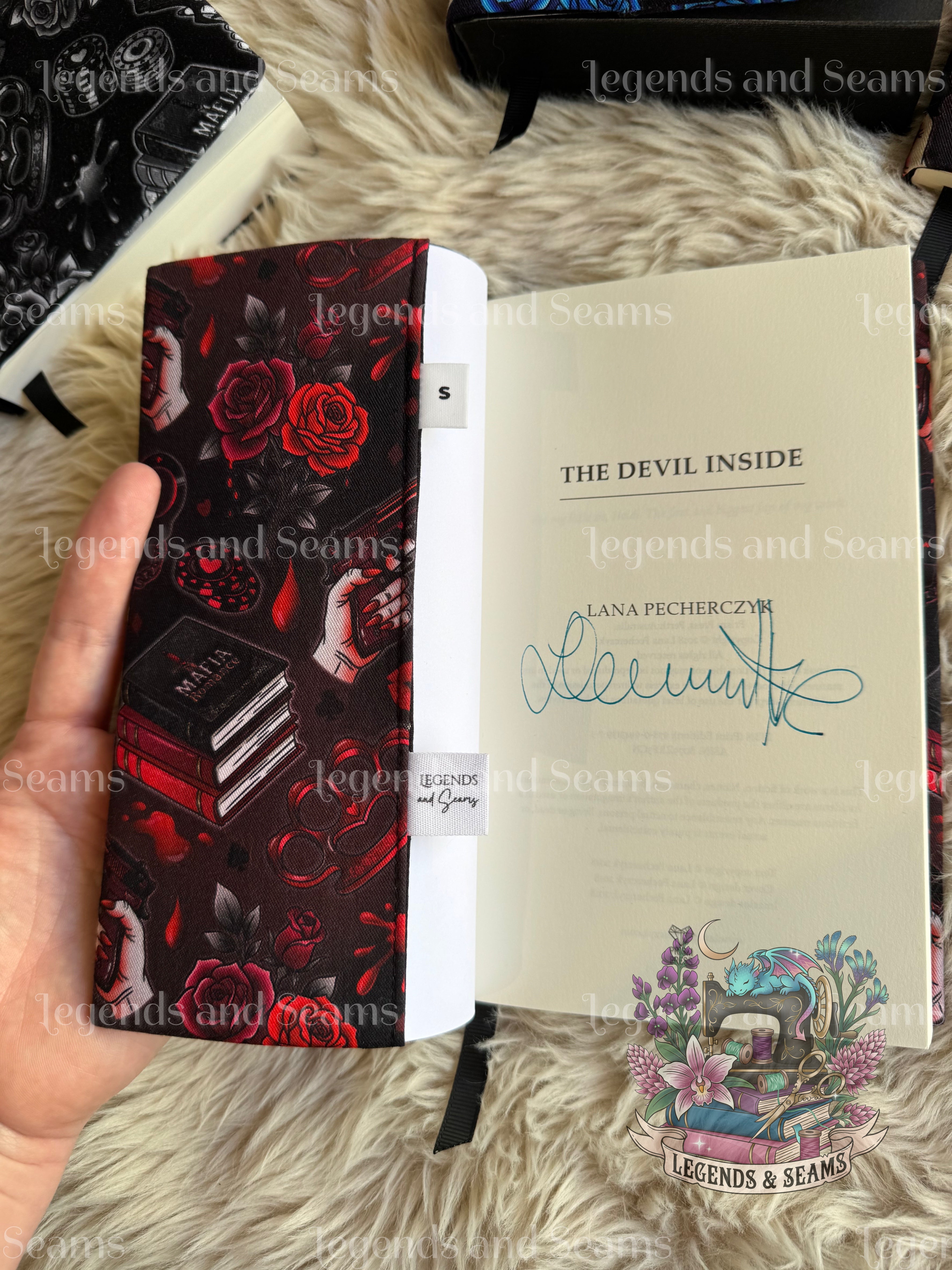 Mafia Romance dust jacket (Vibrant Red)