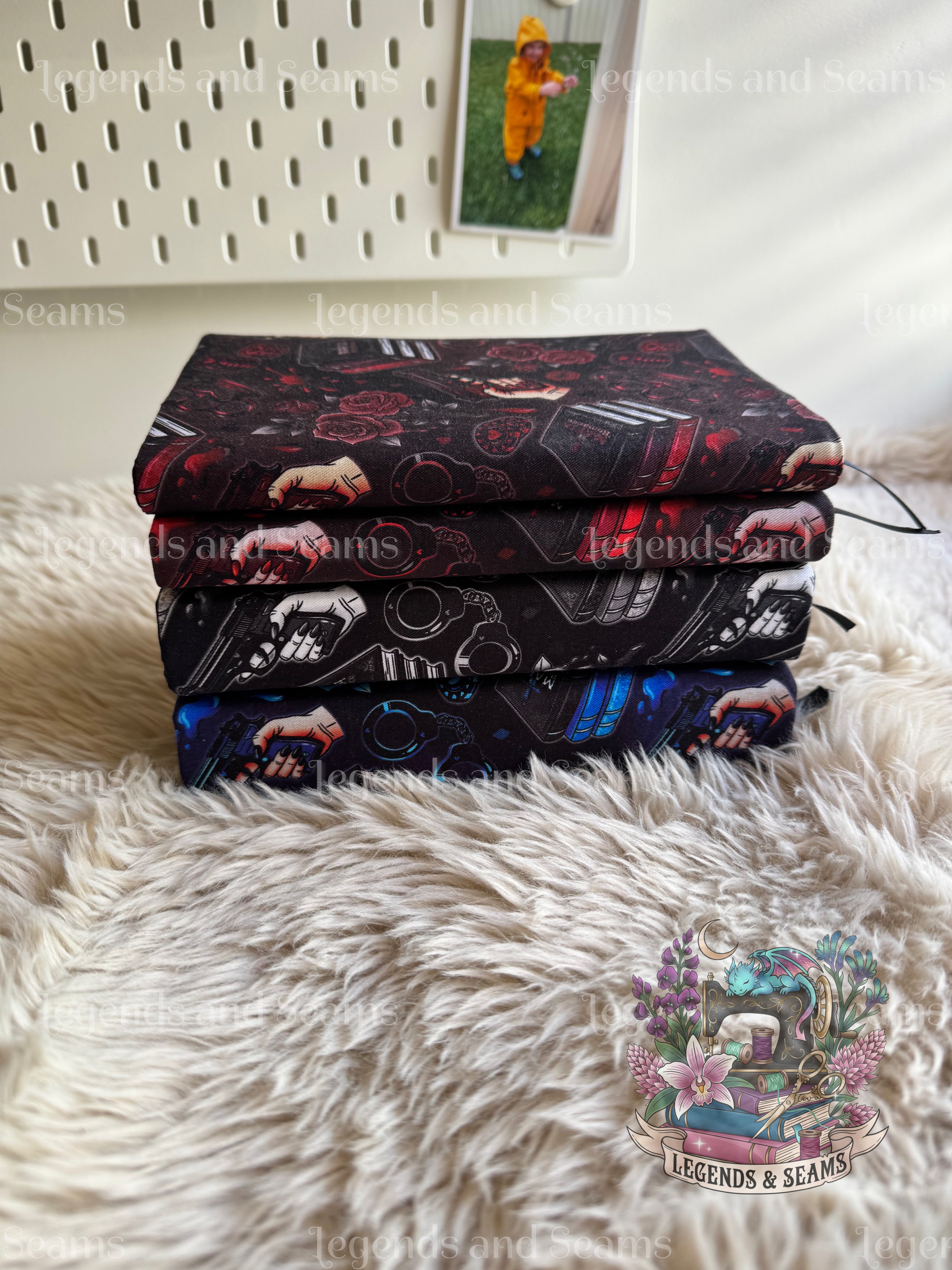 Mafia Romance dust jacket (Vibrant Red)